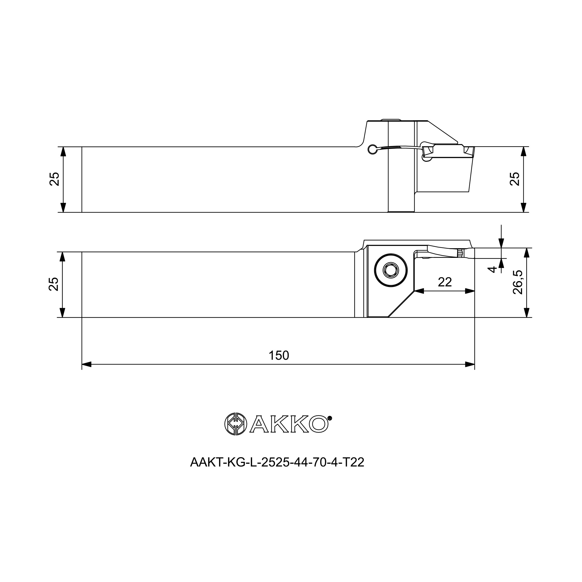 AKKO AAKT-KG-L-2525-44-70-4-T22 — фото 3