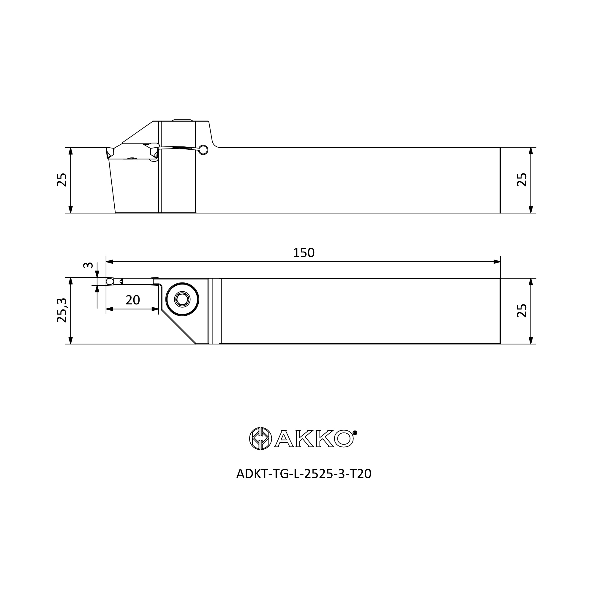 AKKO ADKT-TG-L-2525-3-T20 — фото 3