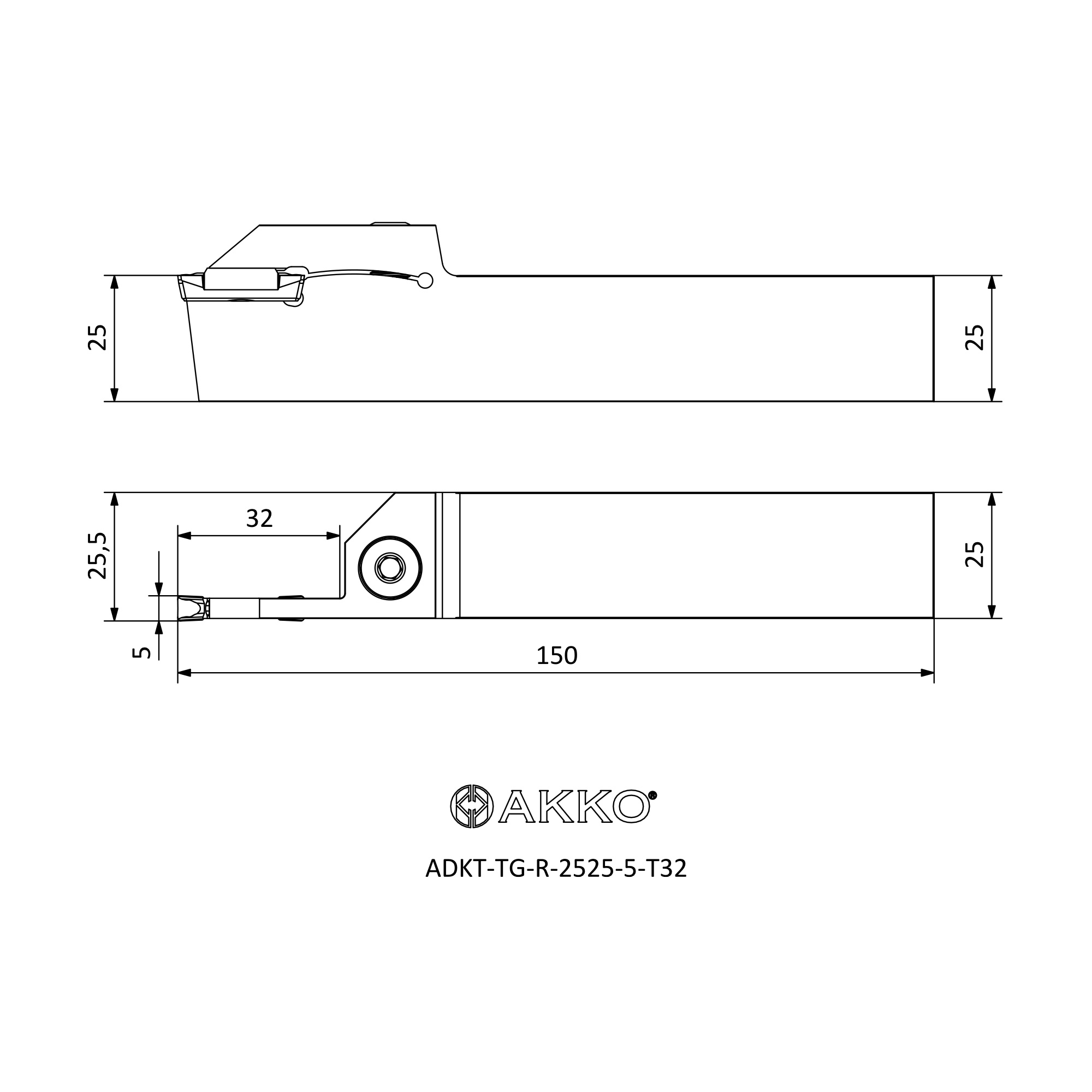 AKKO ADKT-TG-R-2525-5-T32 — фото 3