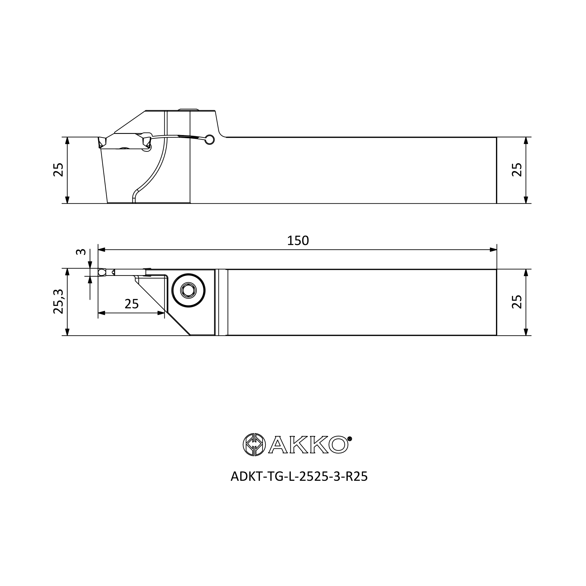 AKKO ADKT-TG-L-2525-3-R25 — фото 3