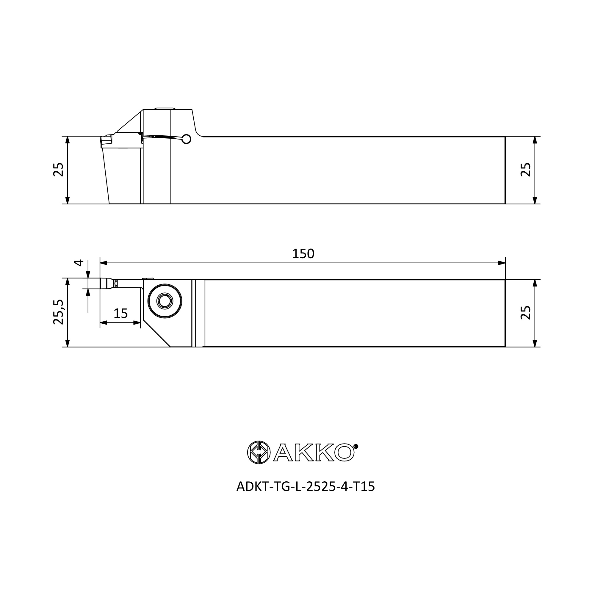 AKKO ADKT-TG-L-2525-4-T15 — фото 3