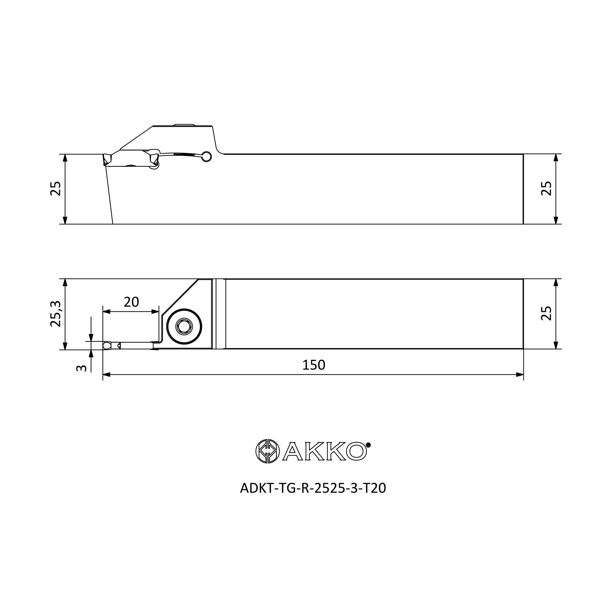 AKKO ADKT-TG-R-2525-3-T20 — фото 3