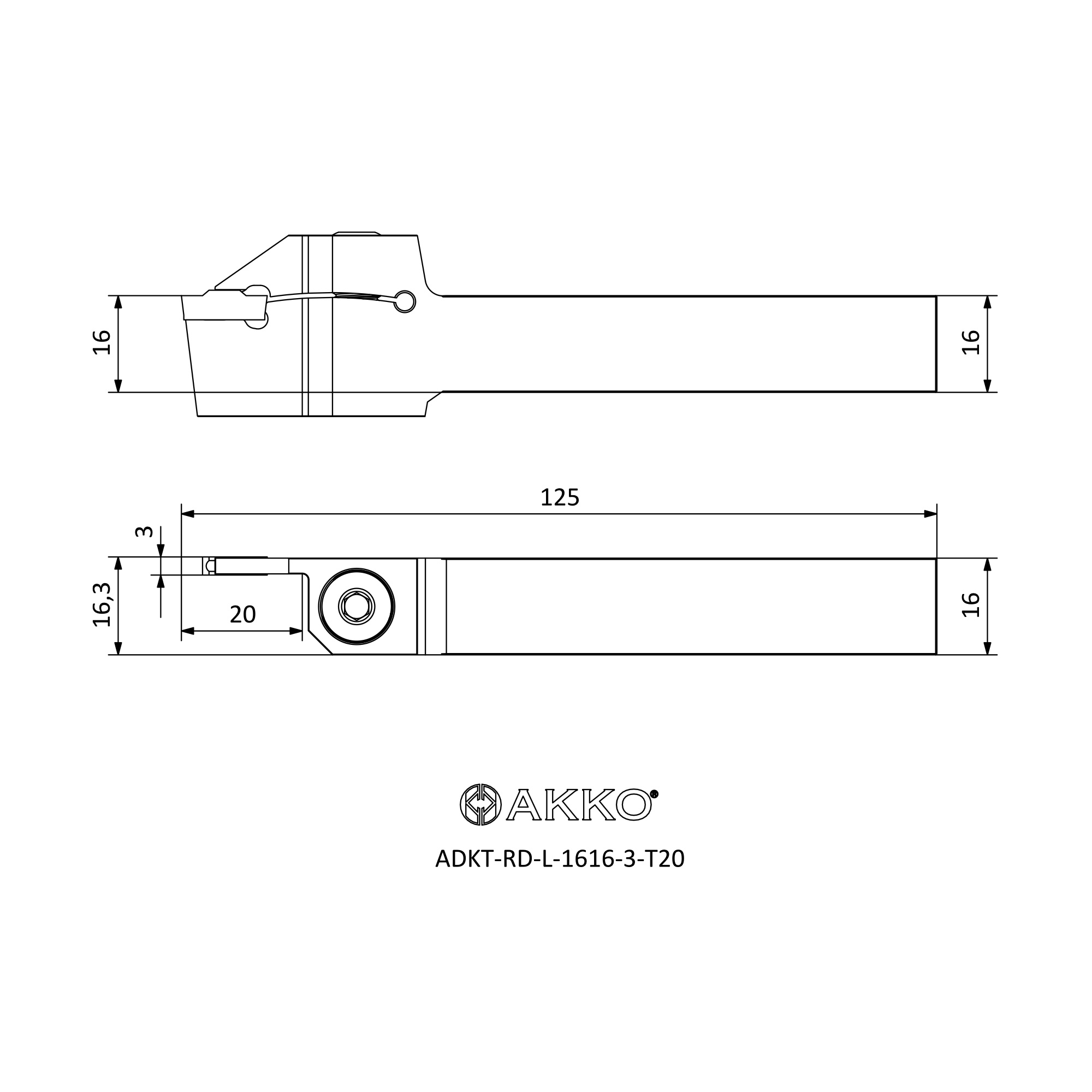 AKKO ADKT-RD-L-1616-3-T20 — фото 3