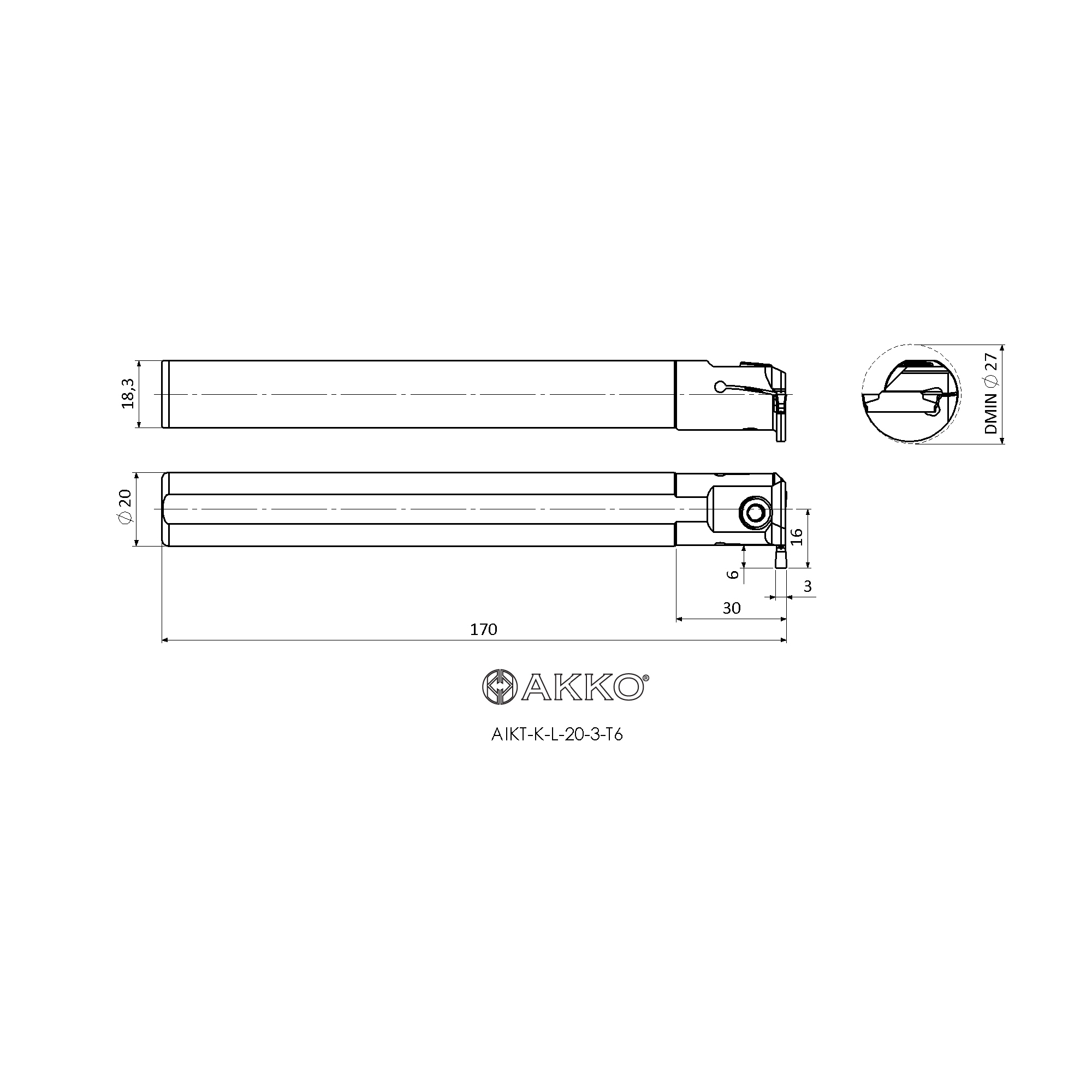 AKKO AIKT-K-L-20-3-T6 — фото 3