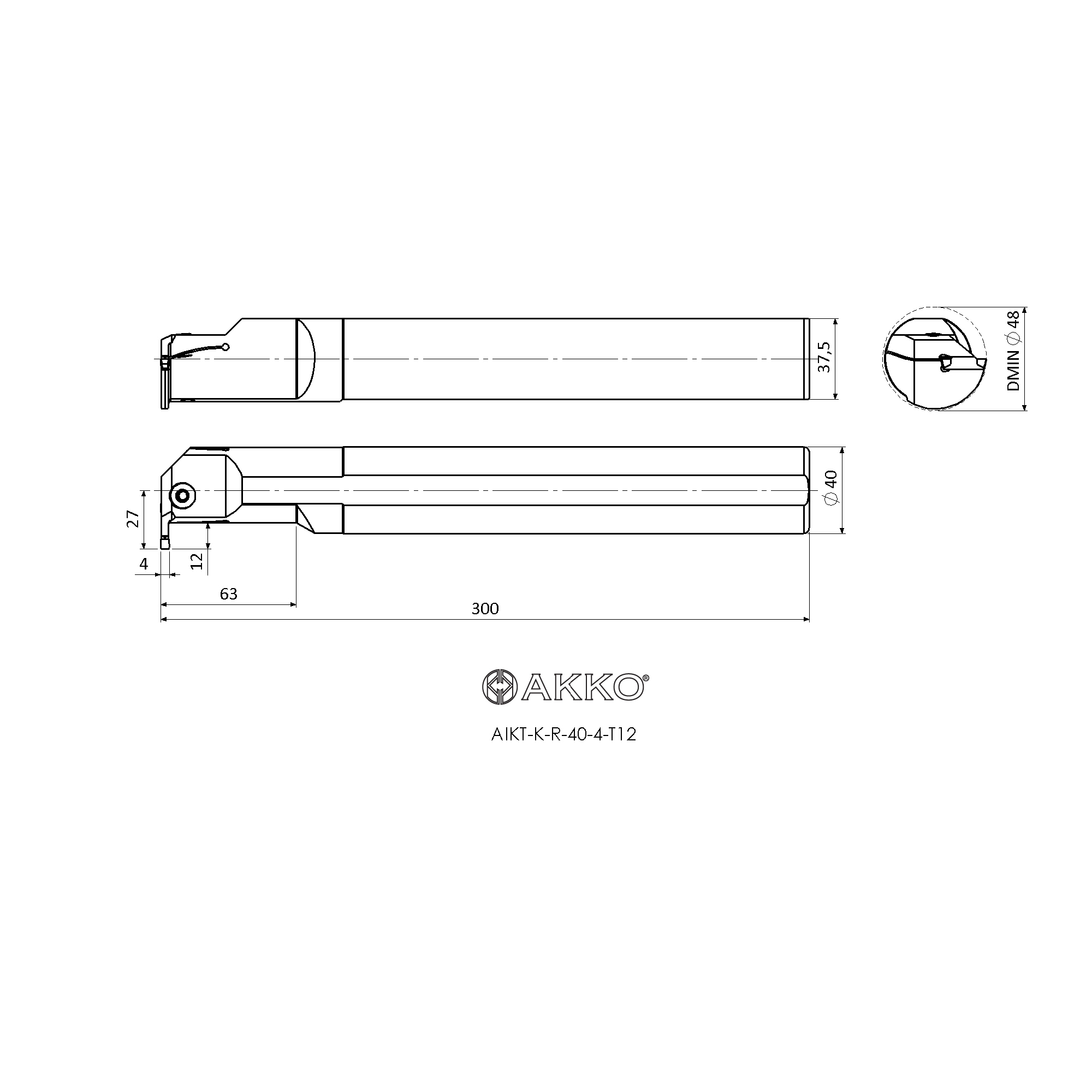 AKKO AIKT-K-R-40-4-T12 — фото 3