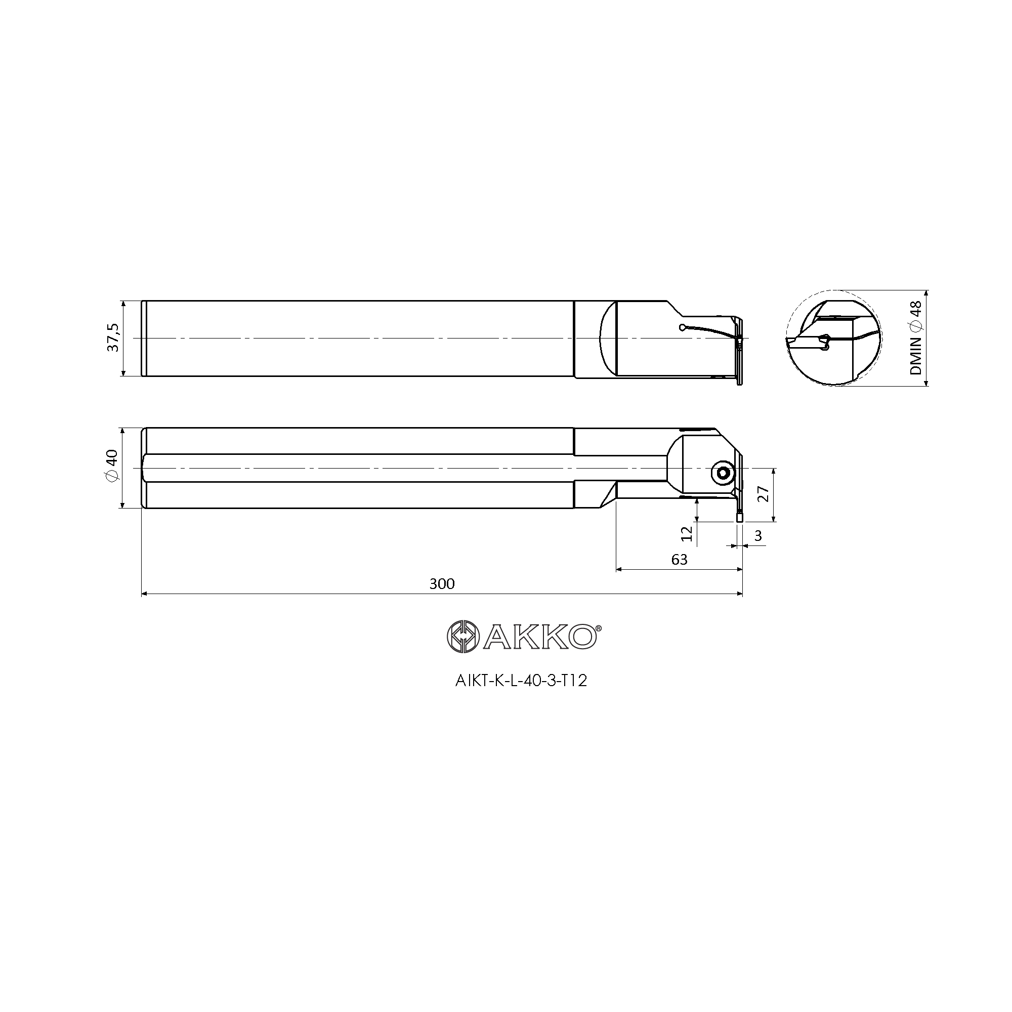 AKKO AIKT-K-L-40-3-T12 — фото 3