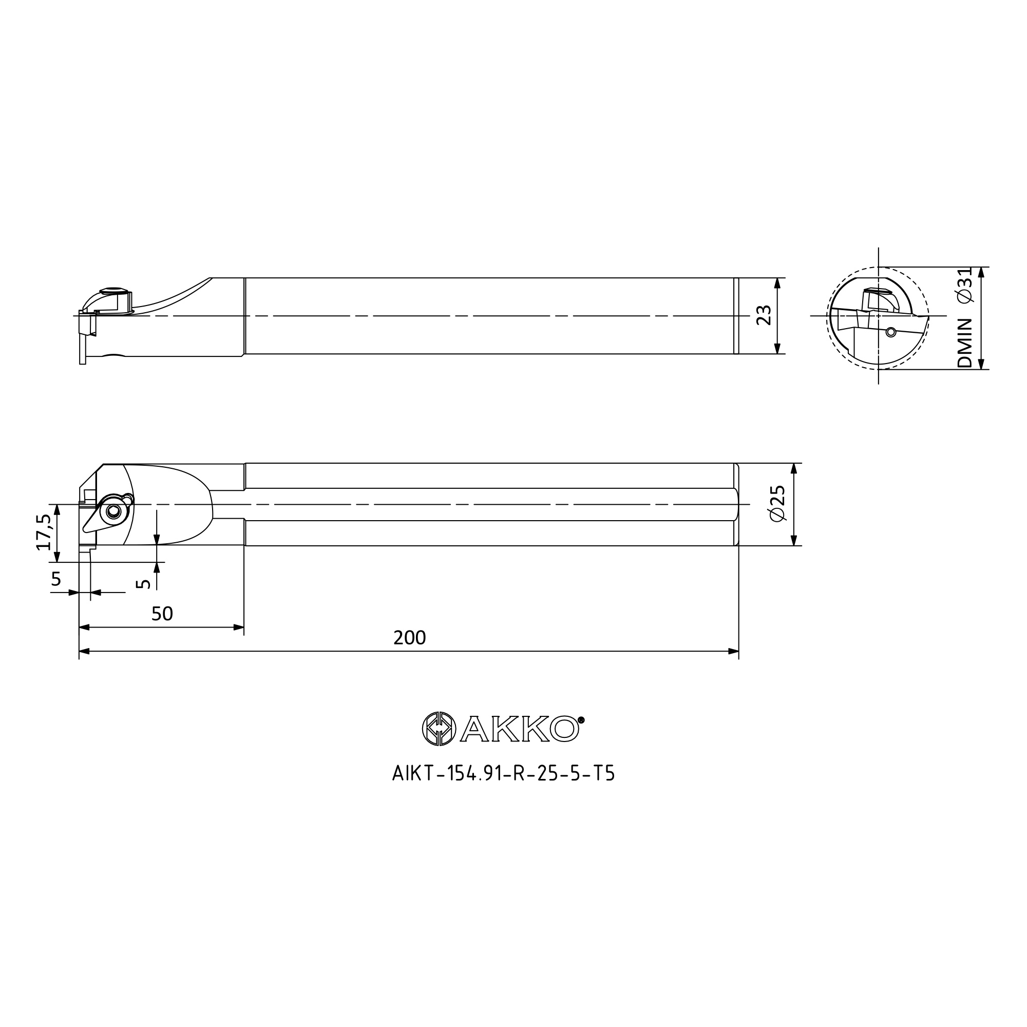 AKKO AIKT-154.91-R-25-5-T5 — фото 3