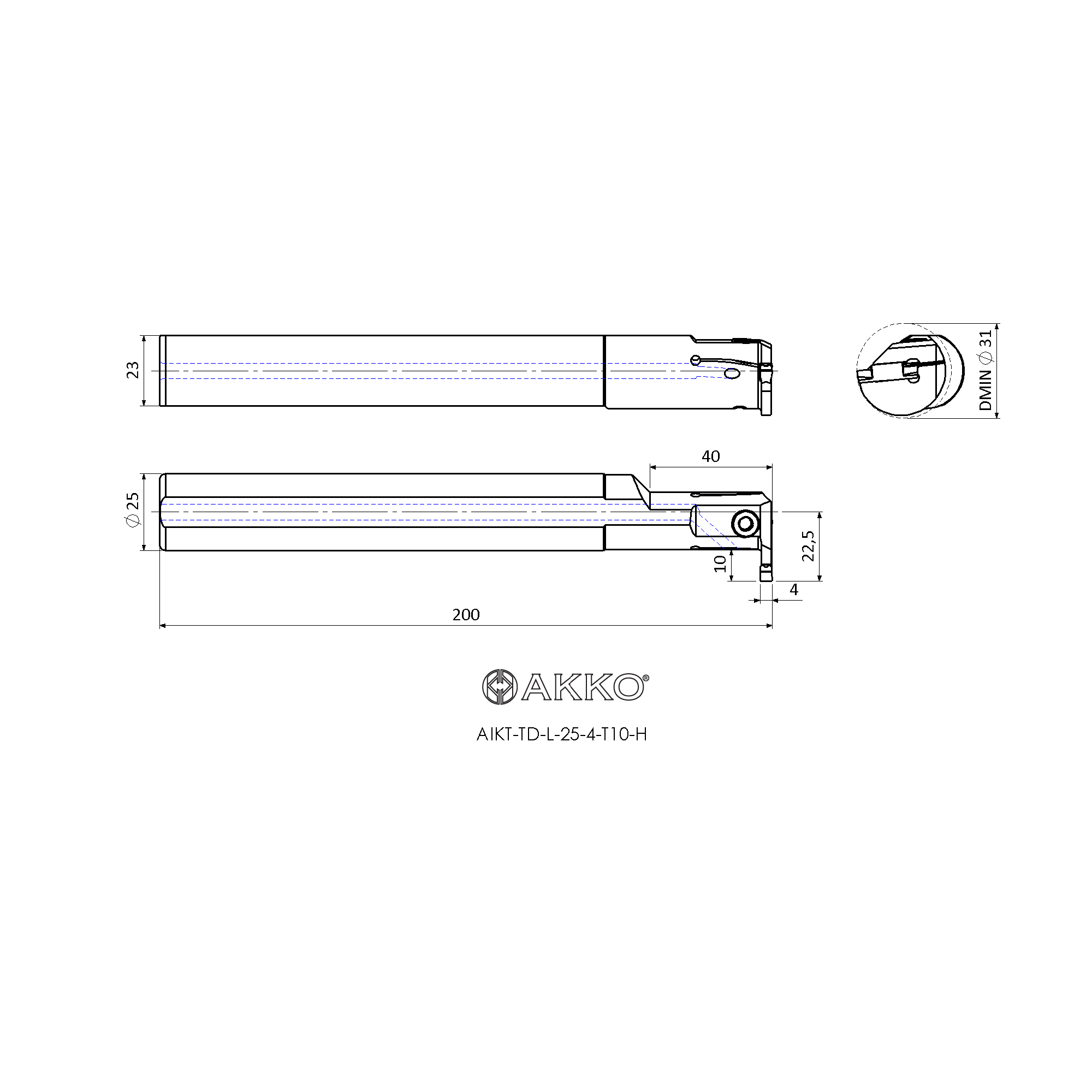 AKKO AIKT-TD-L-25-4-T10-H — фото 3