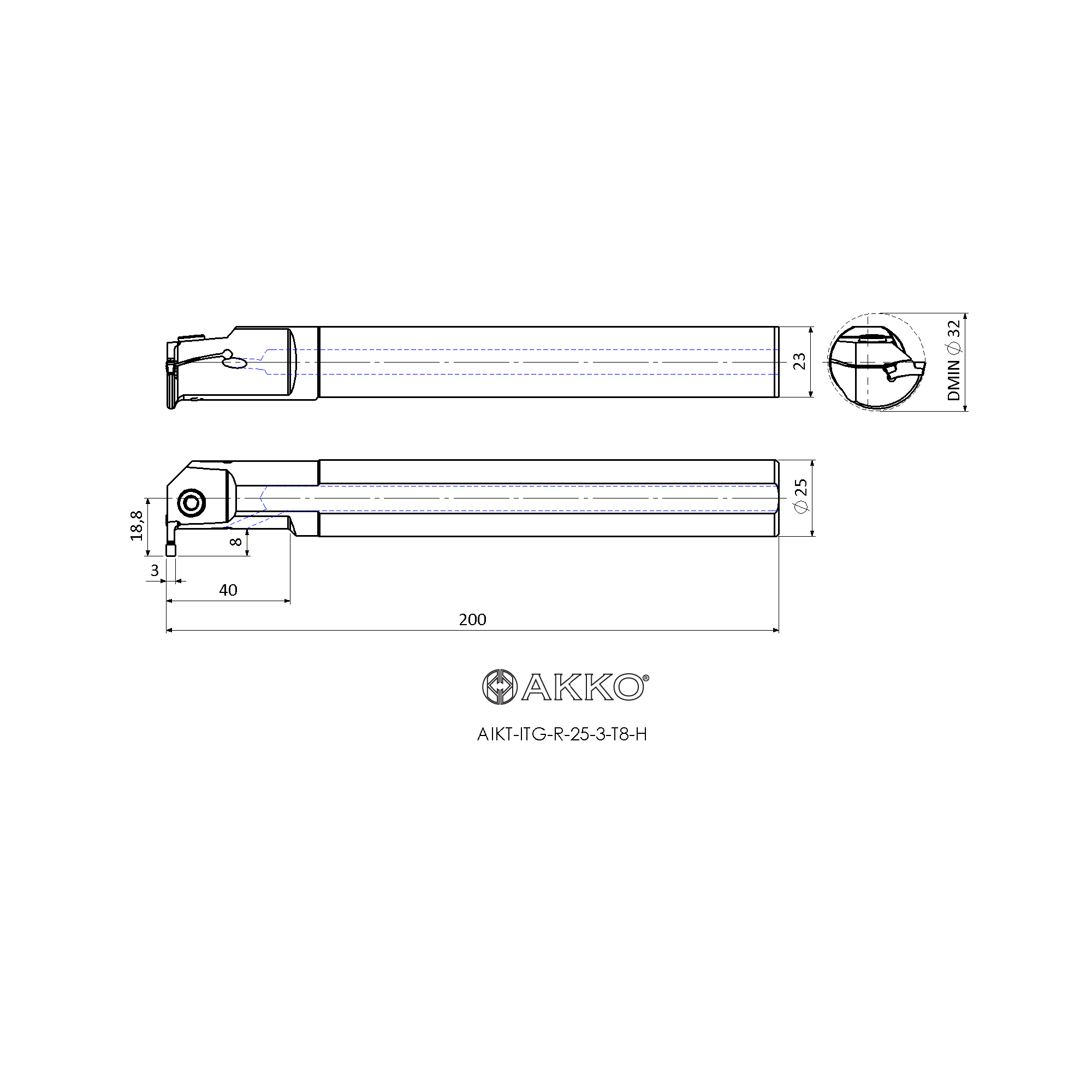 AKKO AIKT-ITG-R-25-3-T8-H — фото 3