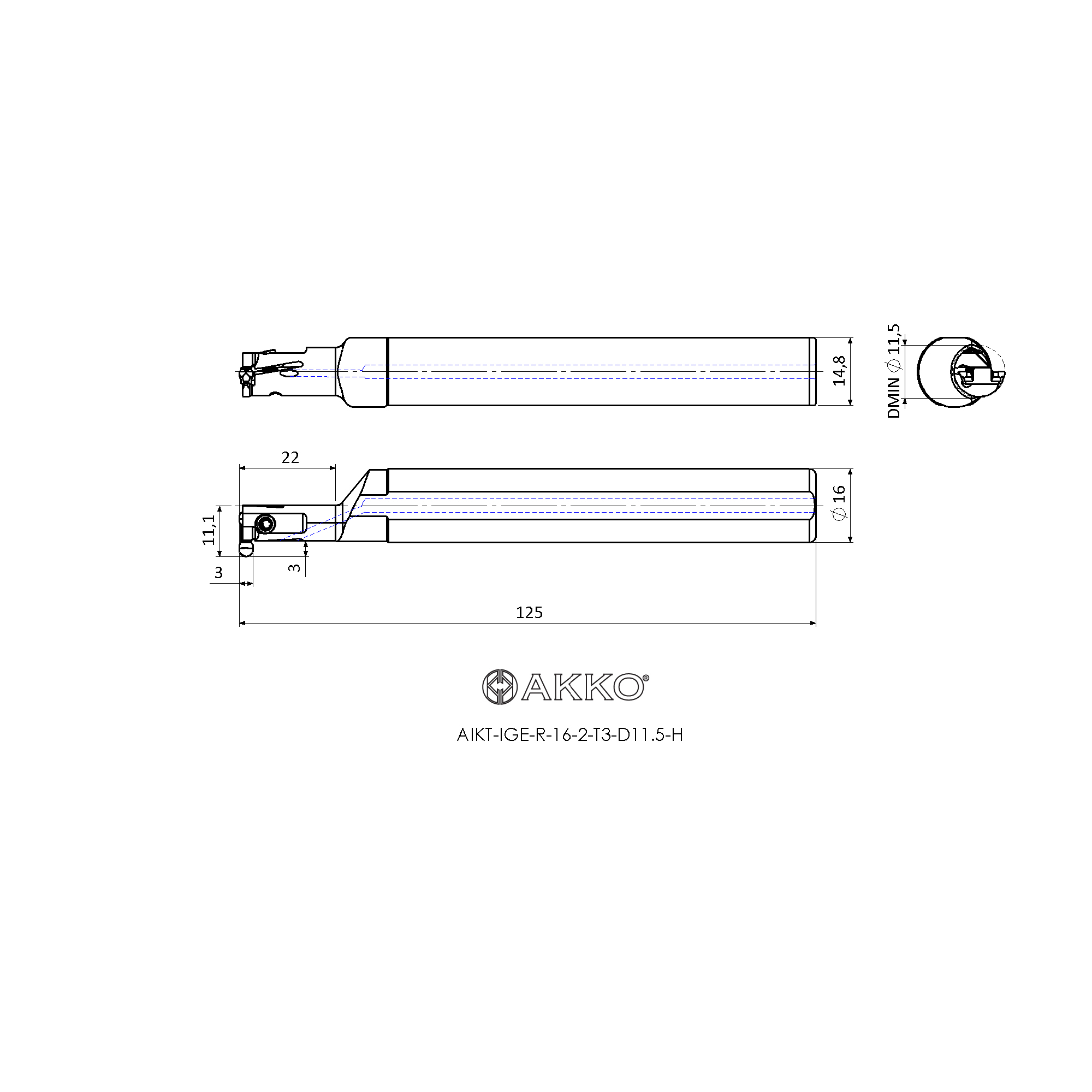 AKKO AIKT-IGE-R-16-2-T3-D11.5-H — фото 3