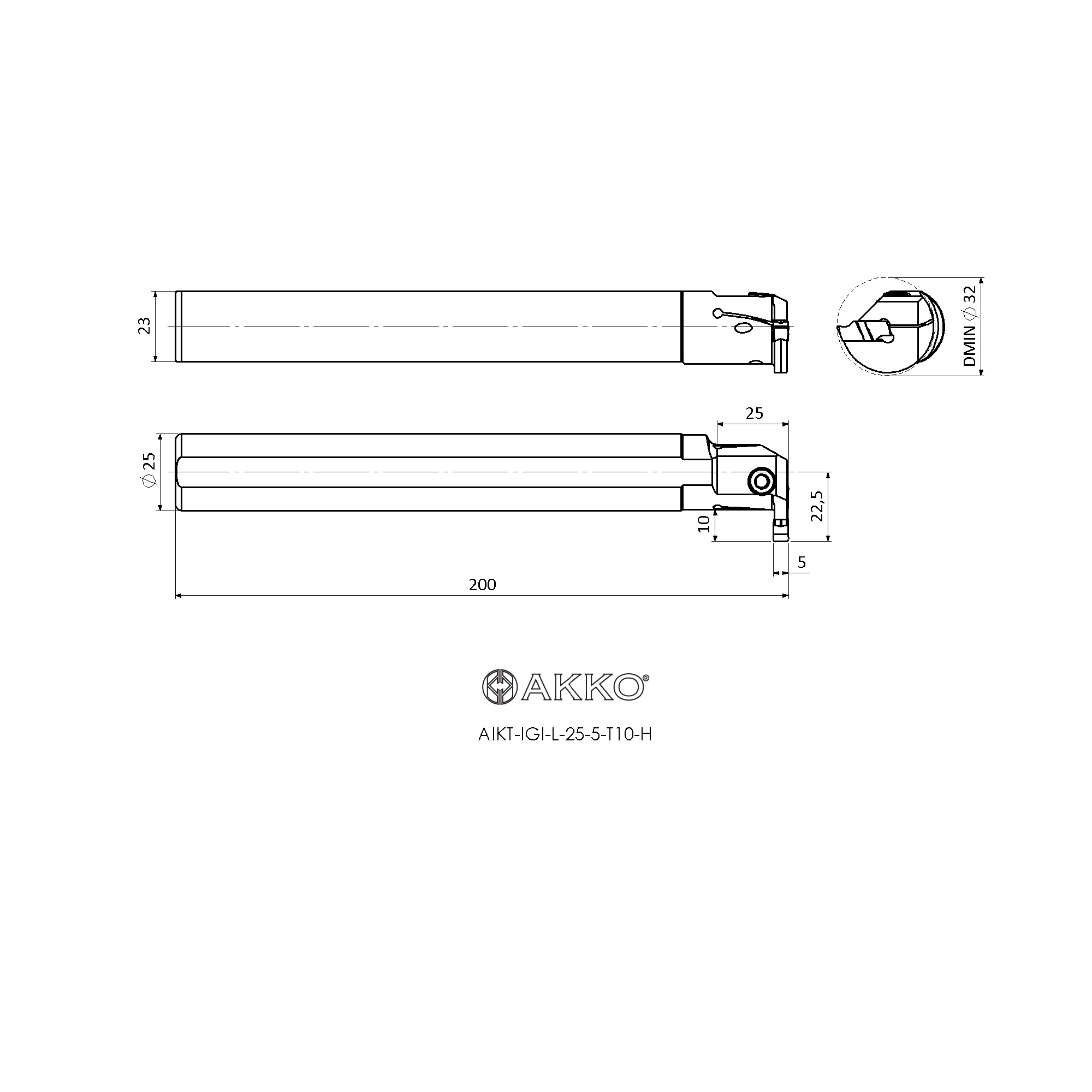 AKKO AIKT-IGI-L-25-5-T10-H — фото 3