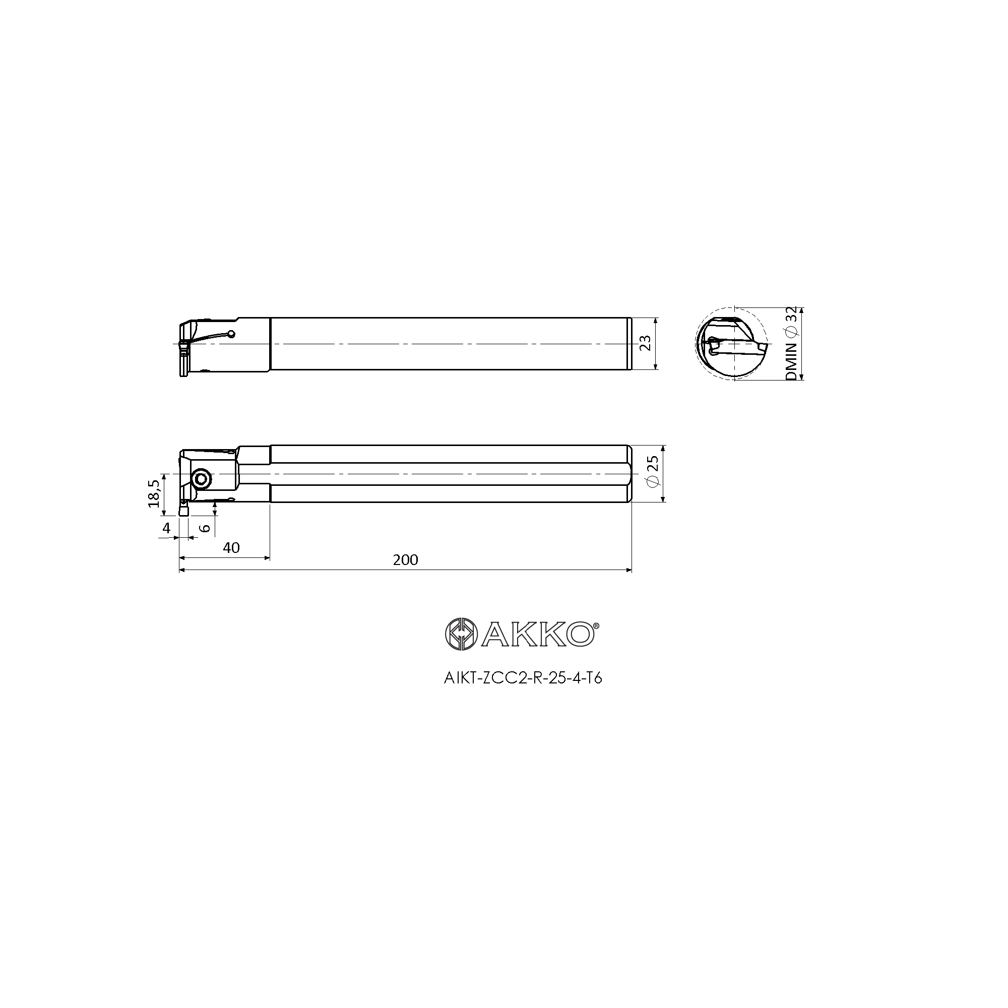 AKKO AIKT-ZCC2-R-25-4-T6 — фото 3