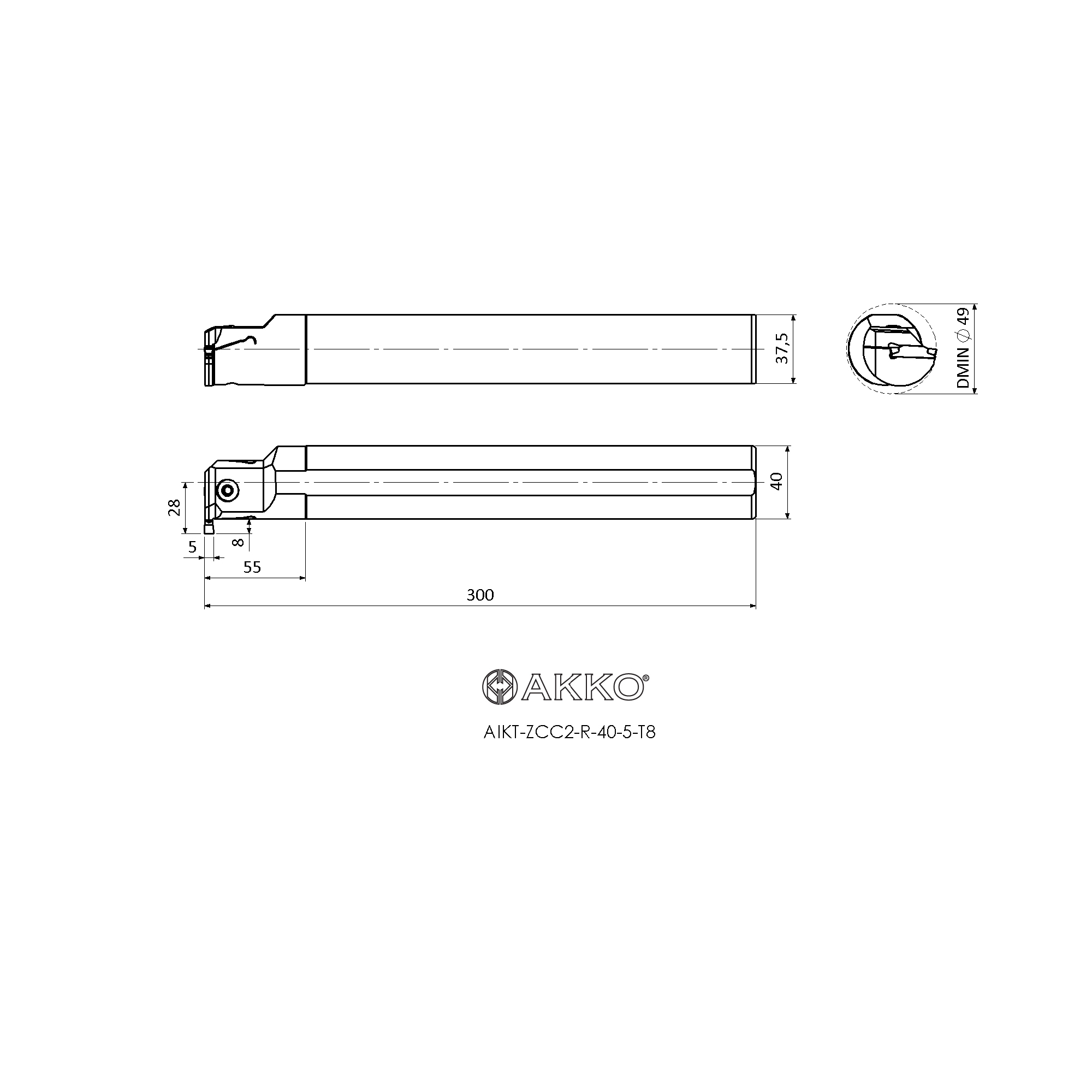 AKKO AIKT-ZCC2-R-40-5-T8 — фото 3