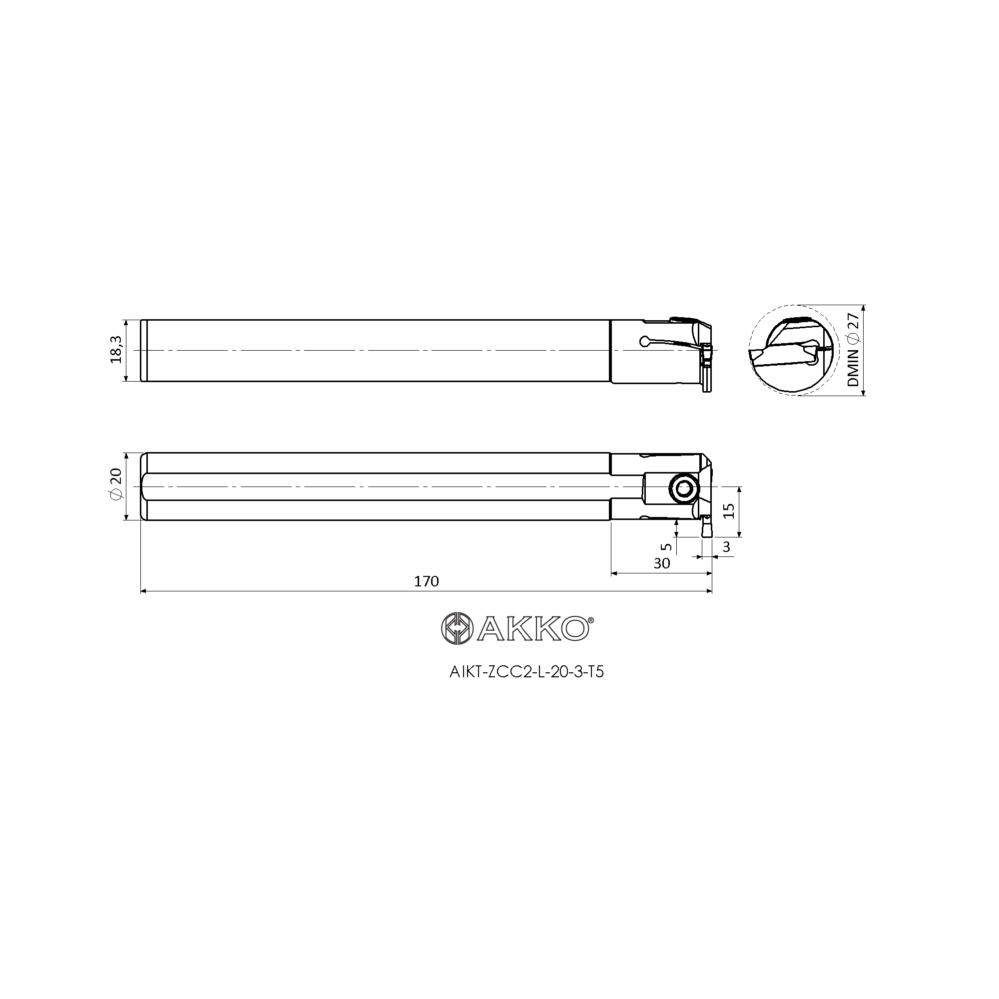 AKKO AIKT-ZCC2-L-20-3-T5 — фото 3