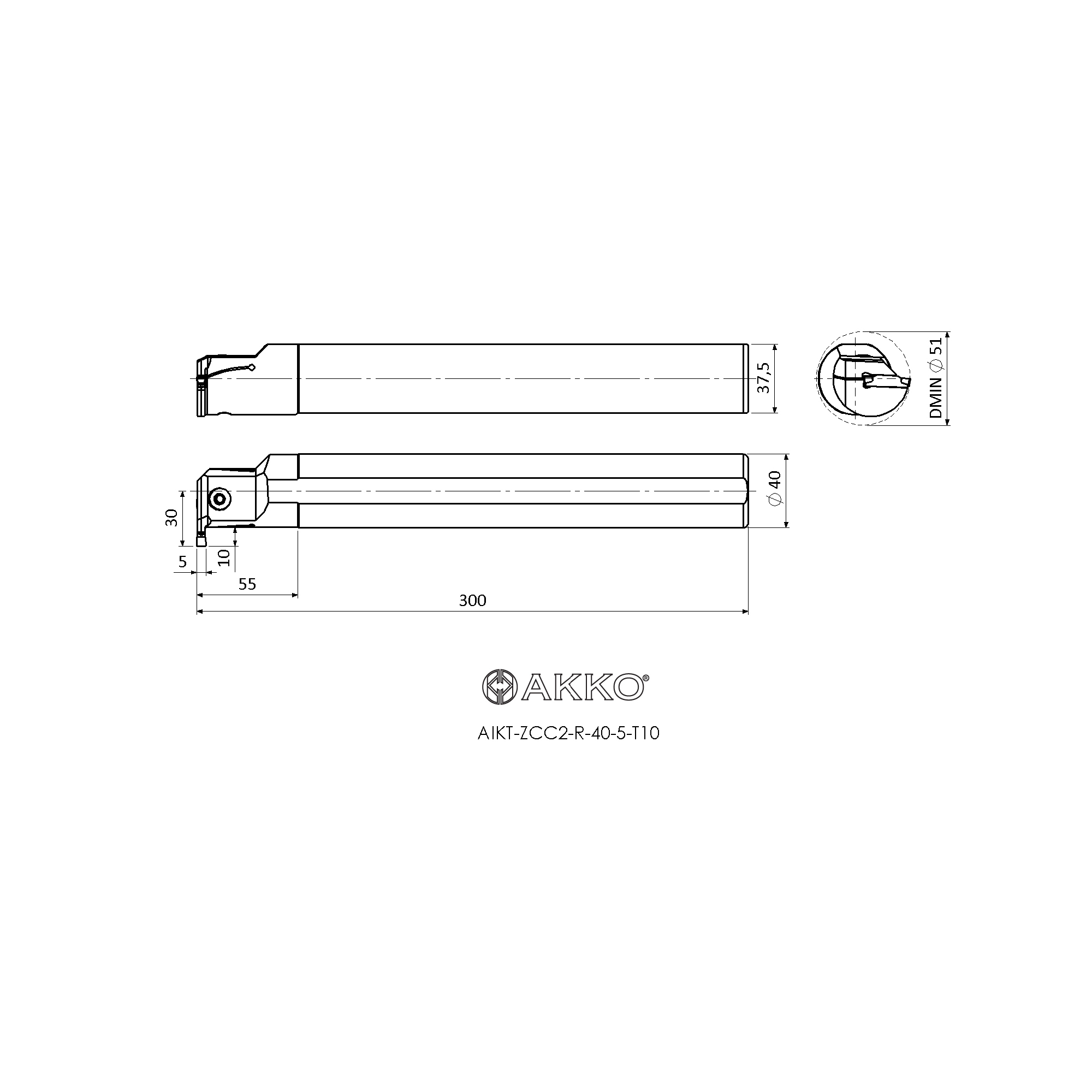 AKKO AIKT-ZCC2-R-40-5-T10 — фото 3