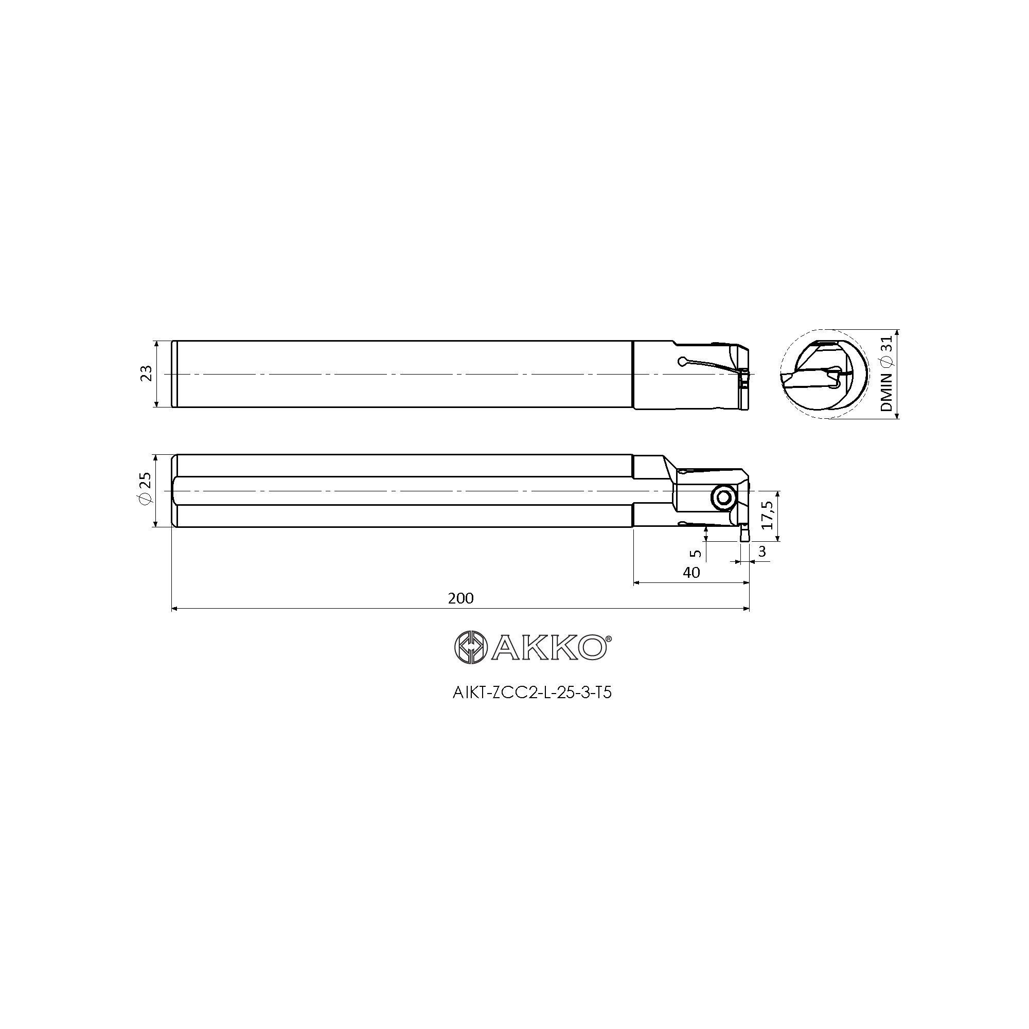 AKKO AIKT-ZCC2-L-25-3-T5 — фото 3