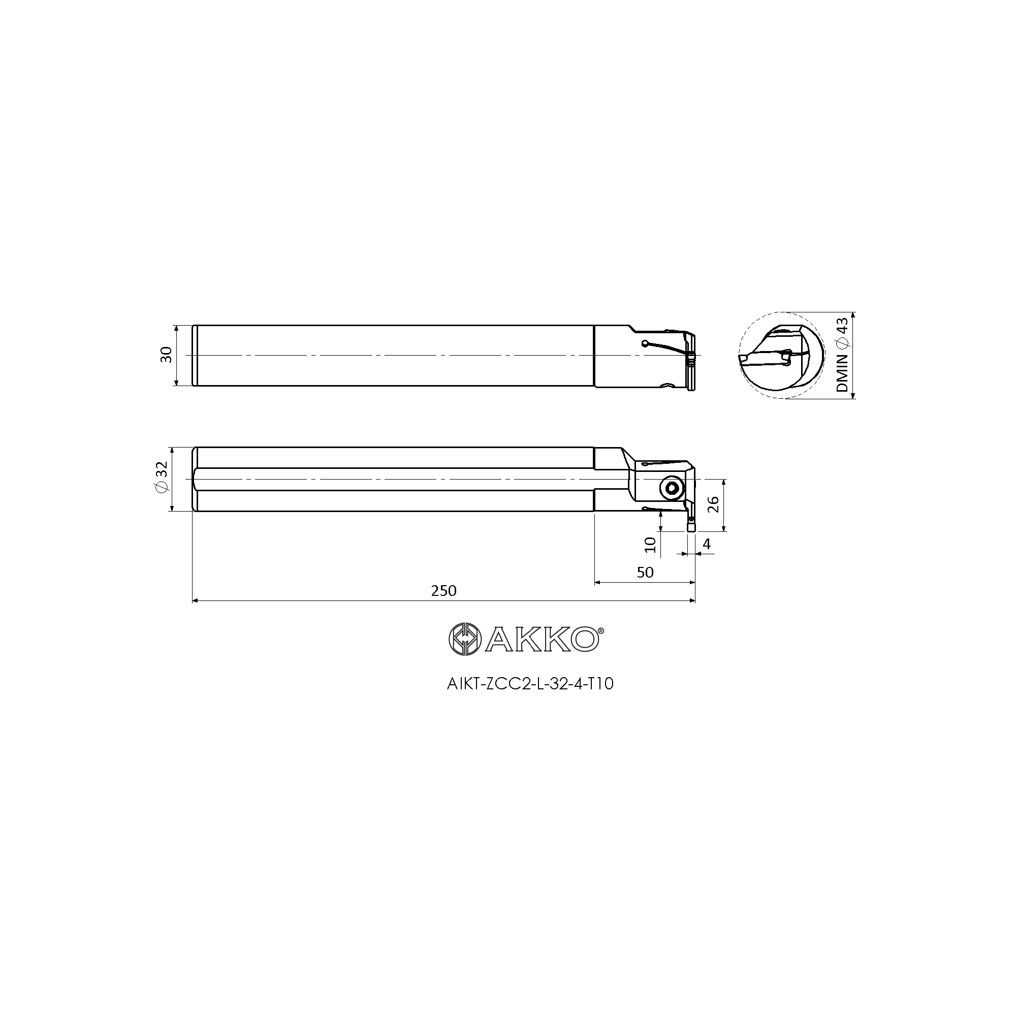 AKKO AIKT-ZCC2-L-32-4-T10 — фото 3