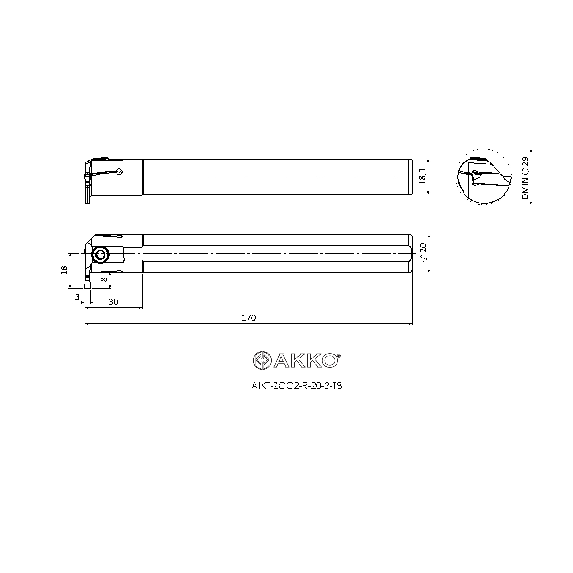 AKKO AIKT-ZCC2-R-20-3-T8 — фото 3