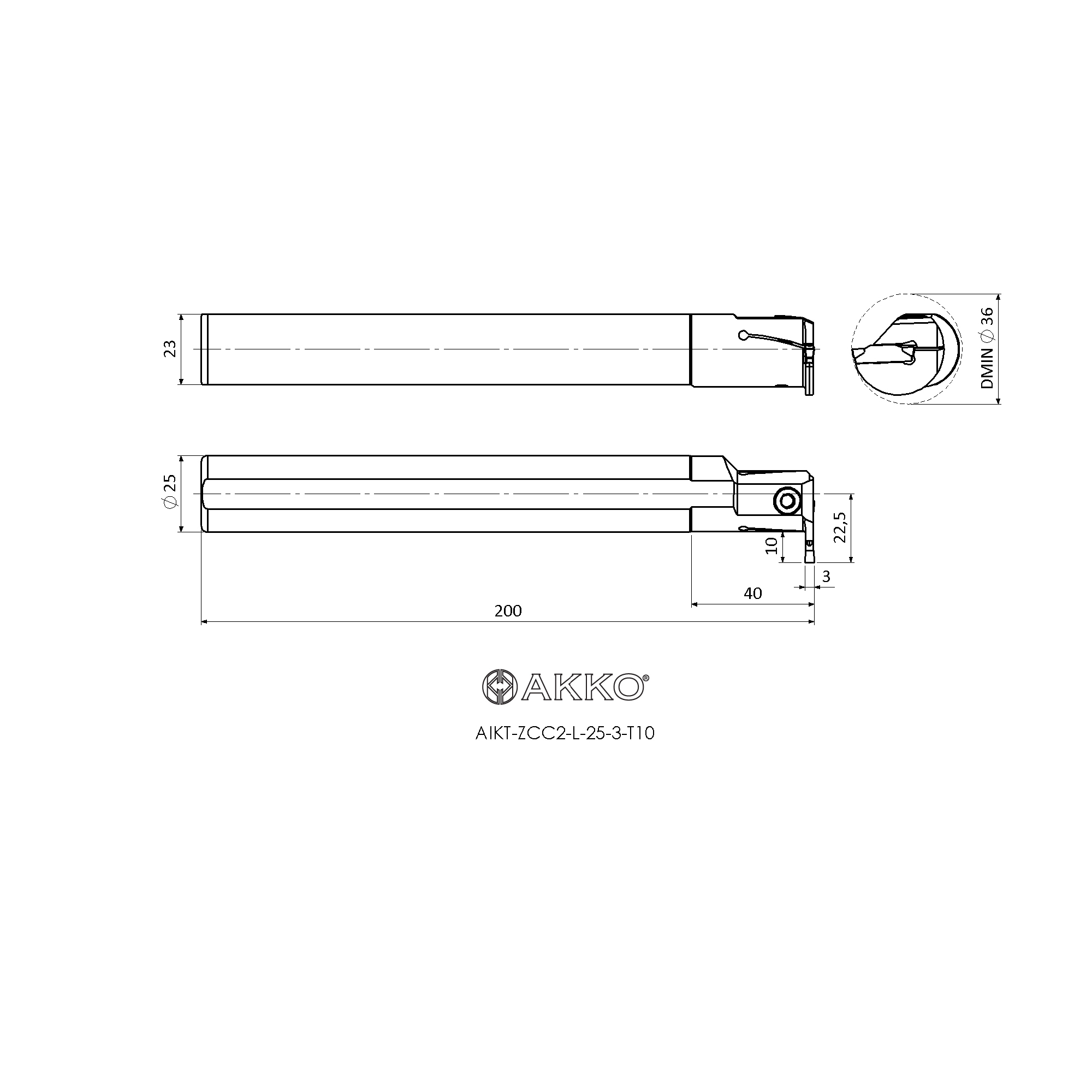AKKO AIKT-ZCC2-L-25-3-T10 — фото 3