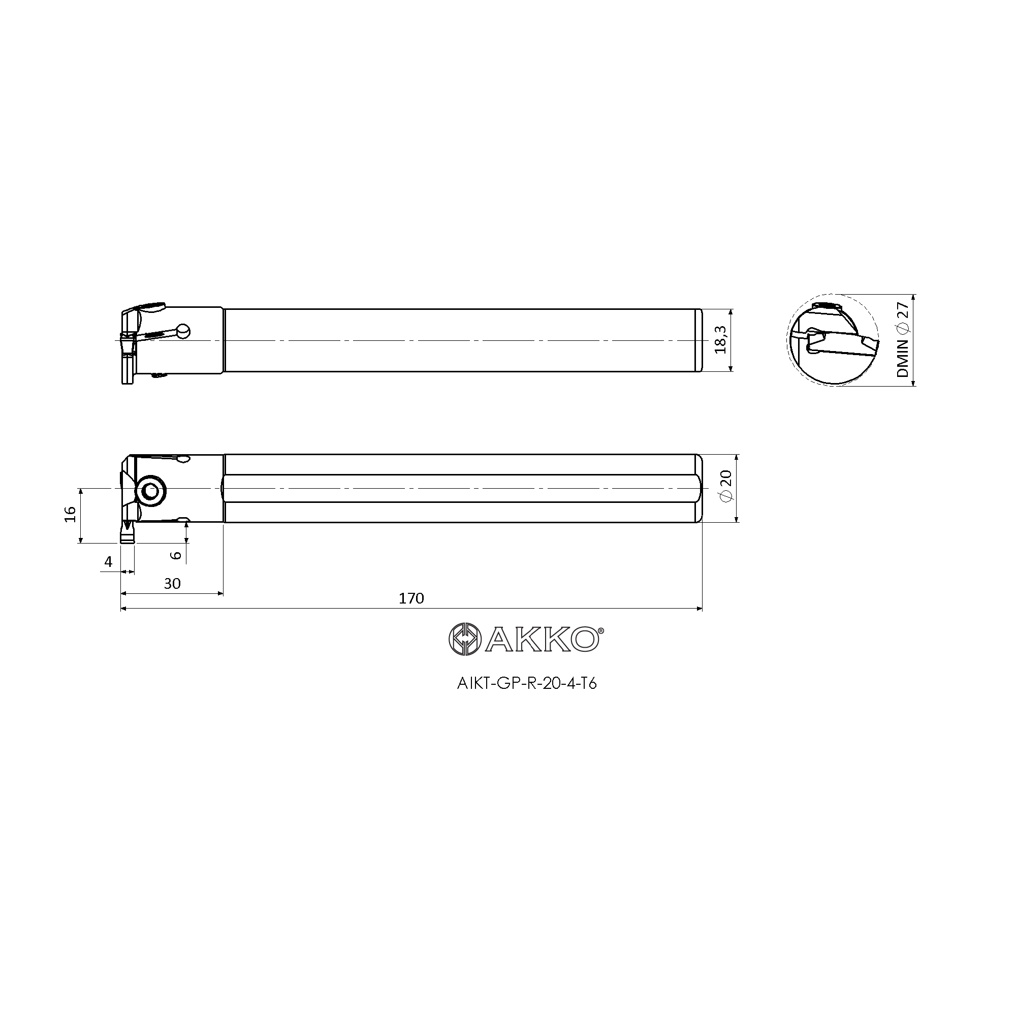 AKKO AIKT-GP-R-20-4-T6 — фото 3