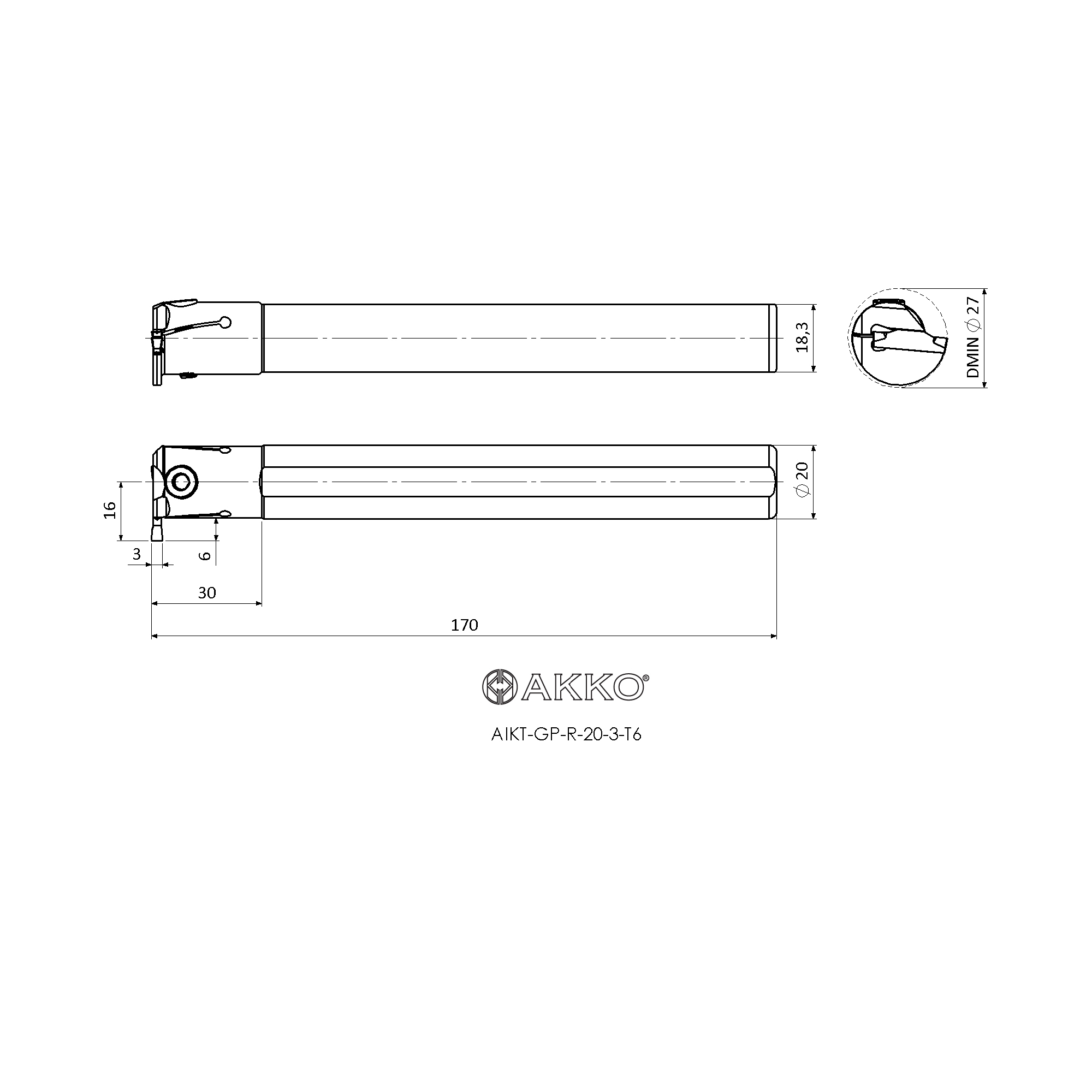 AKKO AIKT-GP-R-20-3-T6 — фото 3