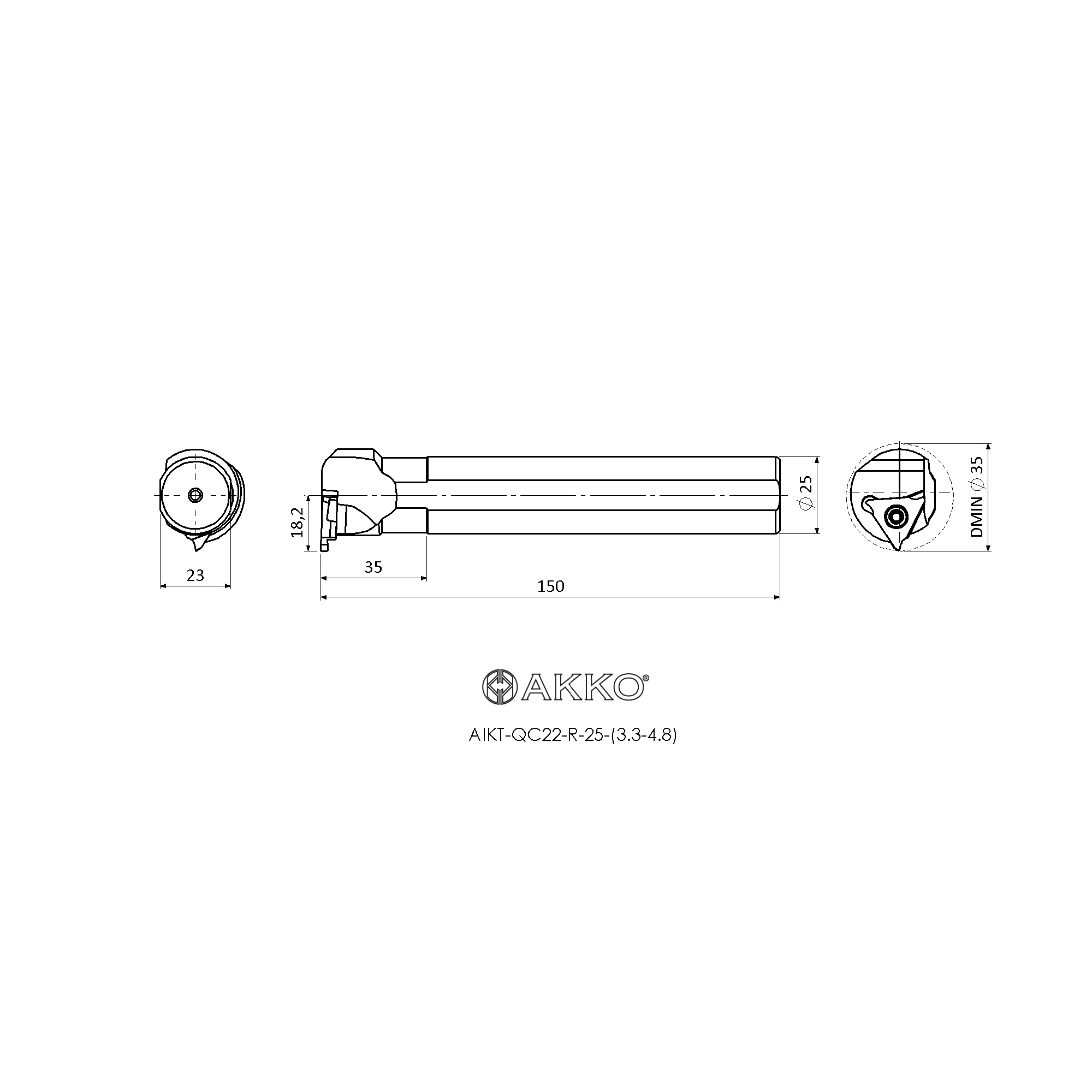 AKKO AIKT-QC22-R-25-(3.3-4.8) — фото 3