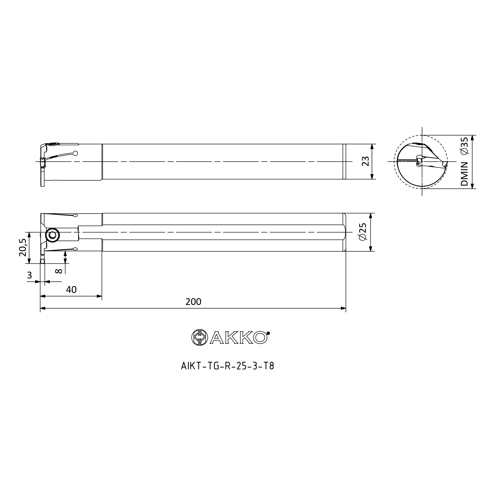 AKKO AIKT-TG-R-25-3-T8 — фото 3