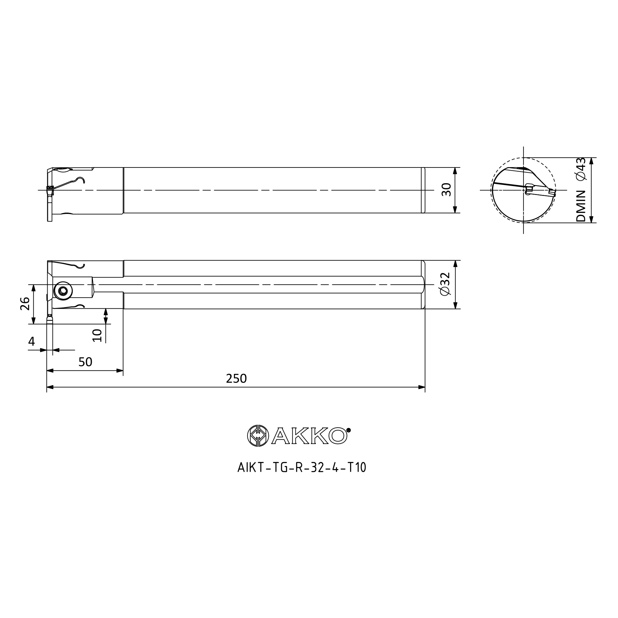 AKKO AIKT-TG-R-32-4-T10 — фото 3