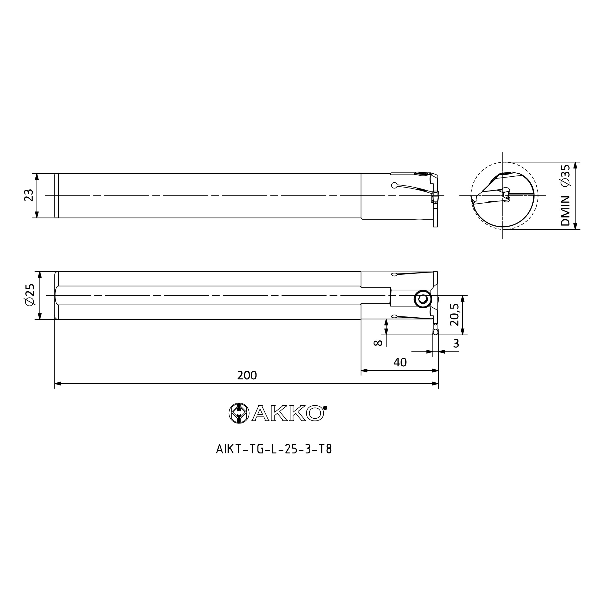 AKKO AIKT-TG-L-25-3-T8 — фото 3