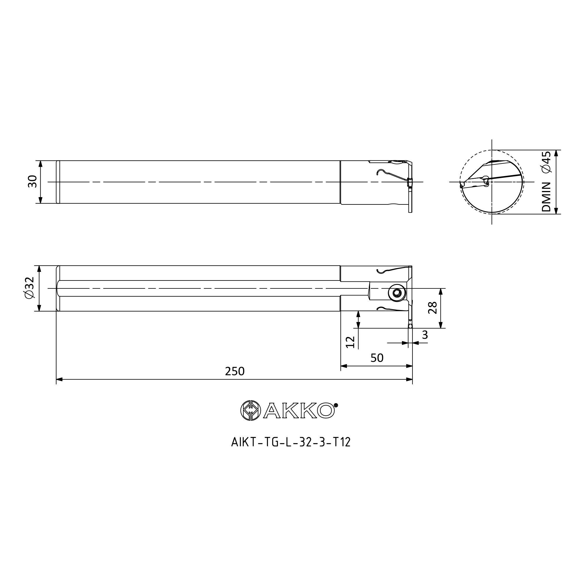 AKKO AIKT-TG-L-32-3-T12 — фото 3