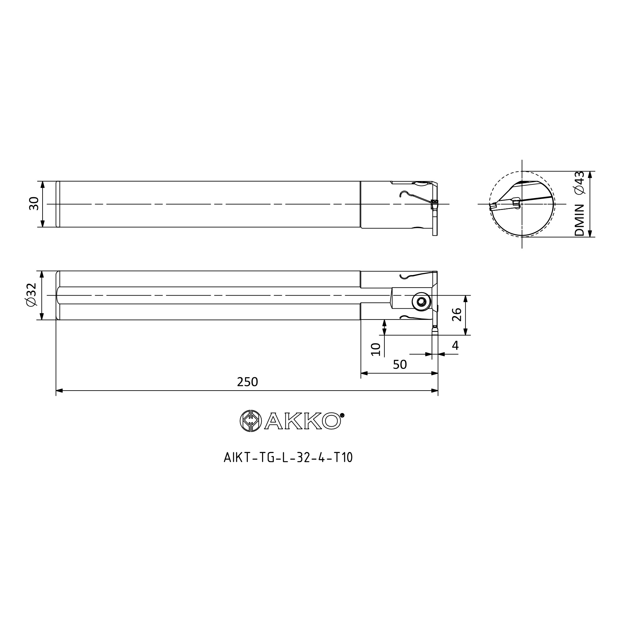 AKKO AIKT-TG-L-32-4-T10 — фото 3