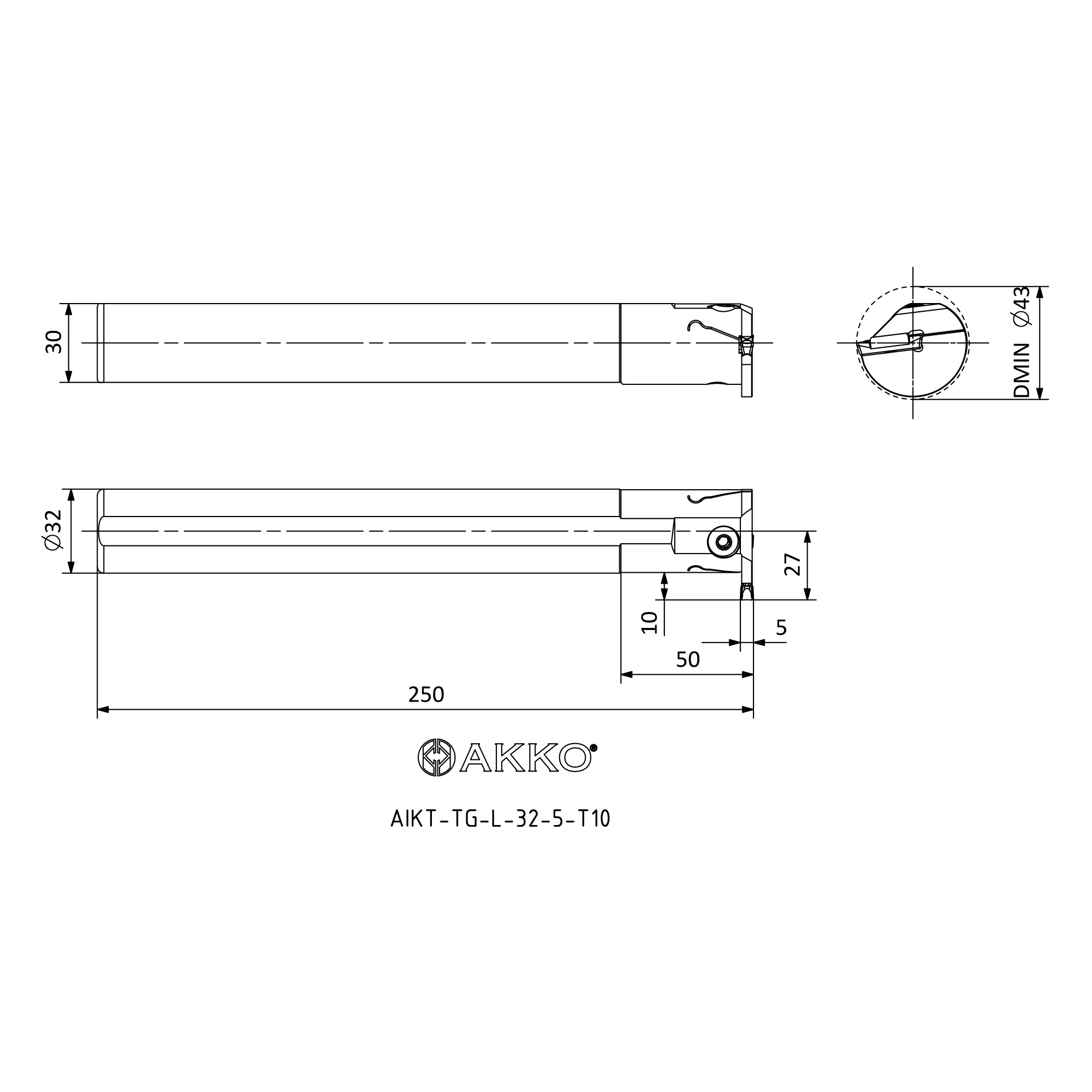 AKKO AIKT-TG-L-32-5-T10 — фото 3