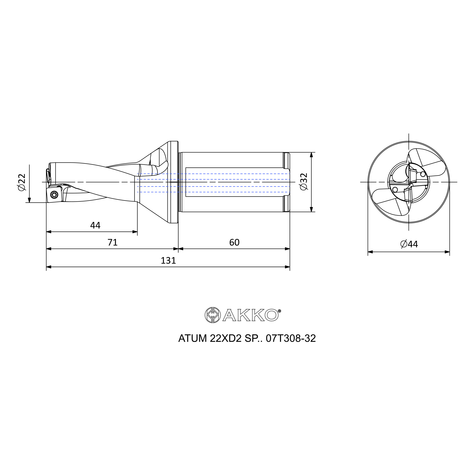 AKKO ATUM 22XD2 SP.. 07T308-32 — фото 3