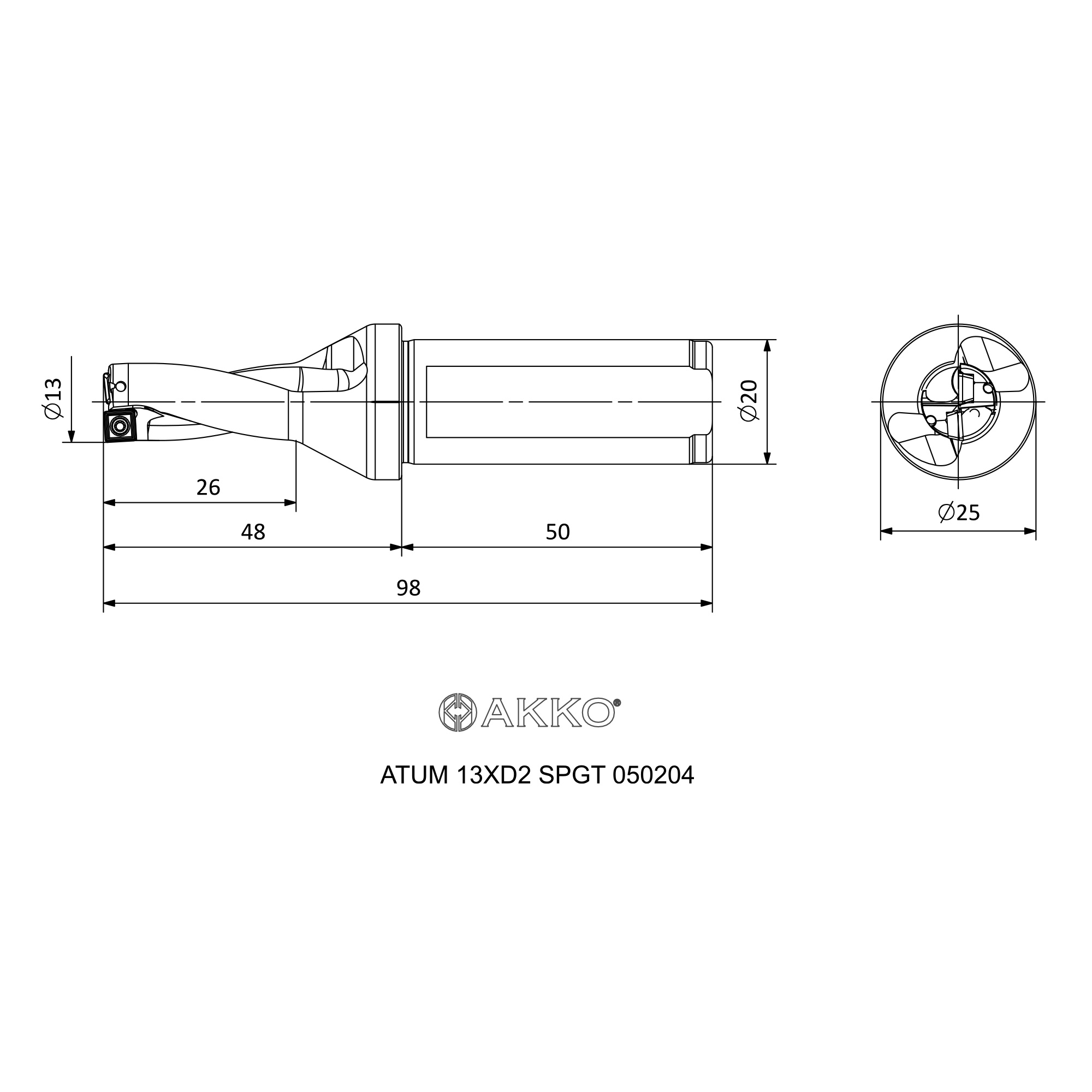 AKKO ATUM 13XD2 SPGT 050204 — фото 3