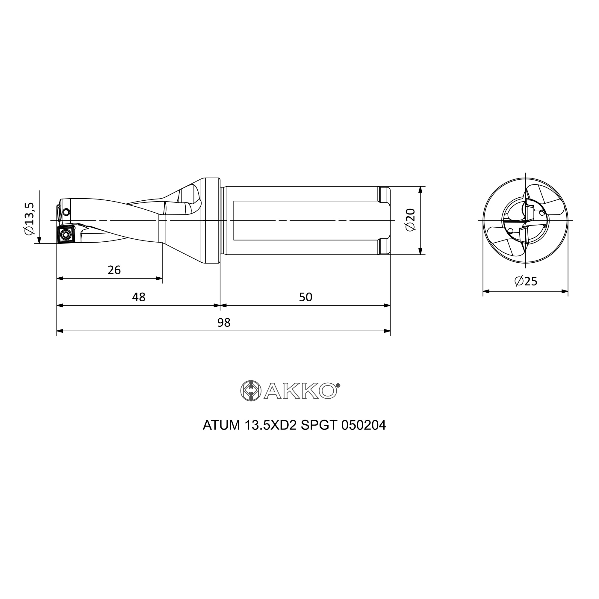 AKKO ATUM 13.5XD2 SPGT 050204 — фото 3