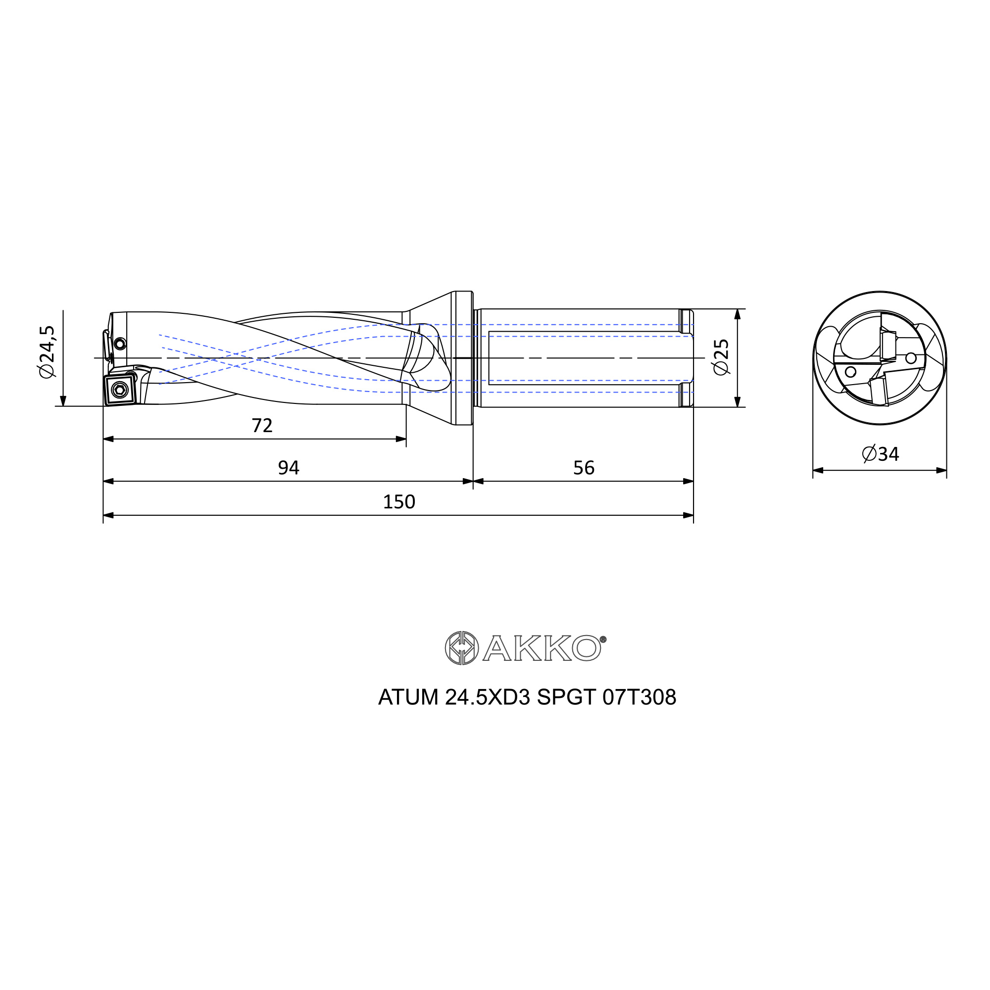 AKKO ATUM 24.5XD3 SPGT 07T308 — фото 3