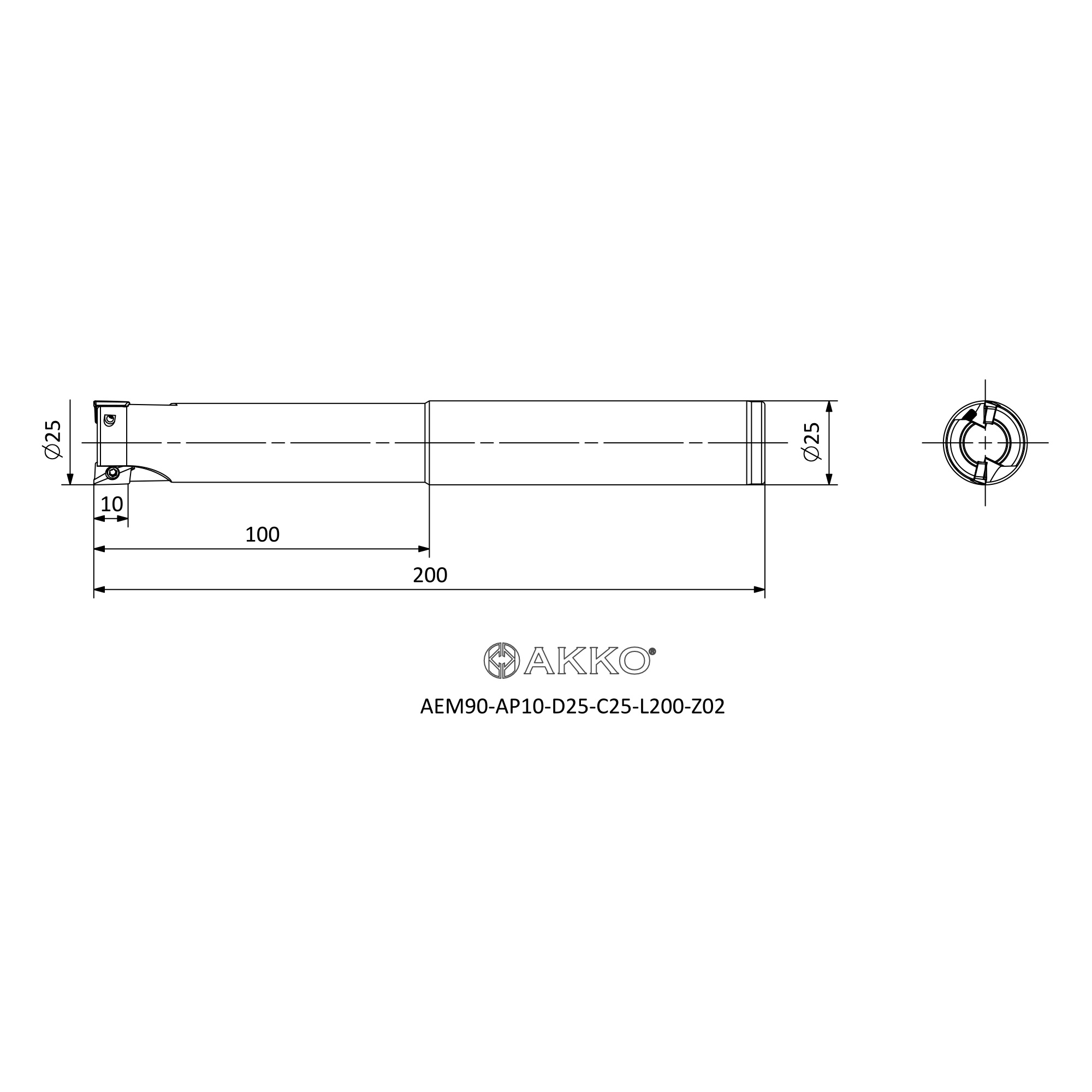 AKKO AEM90-AP10-D25-C25-L200-Z02 — фото 3