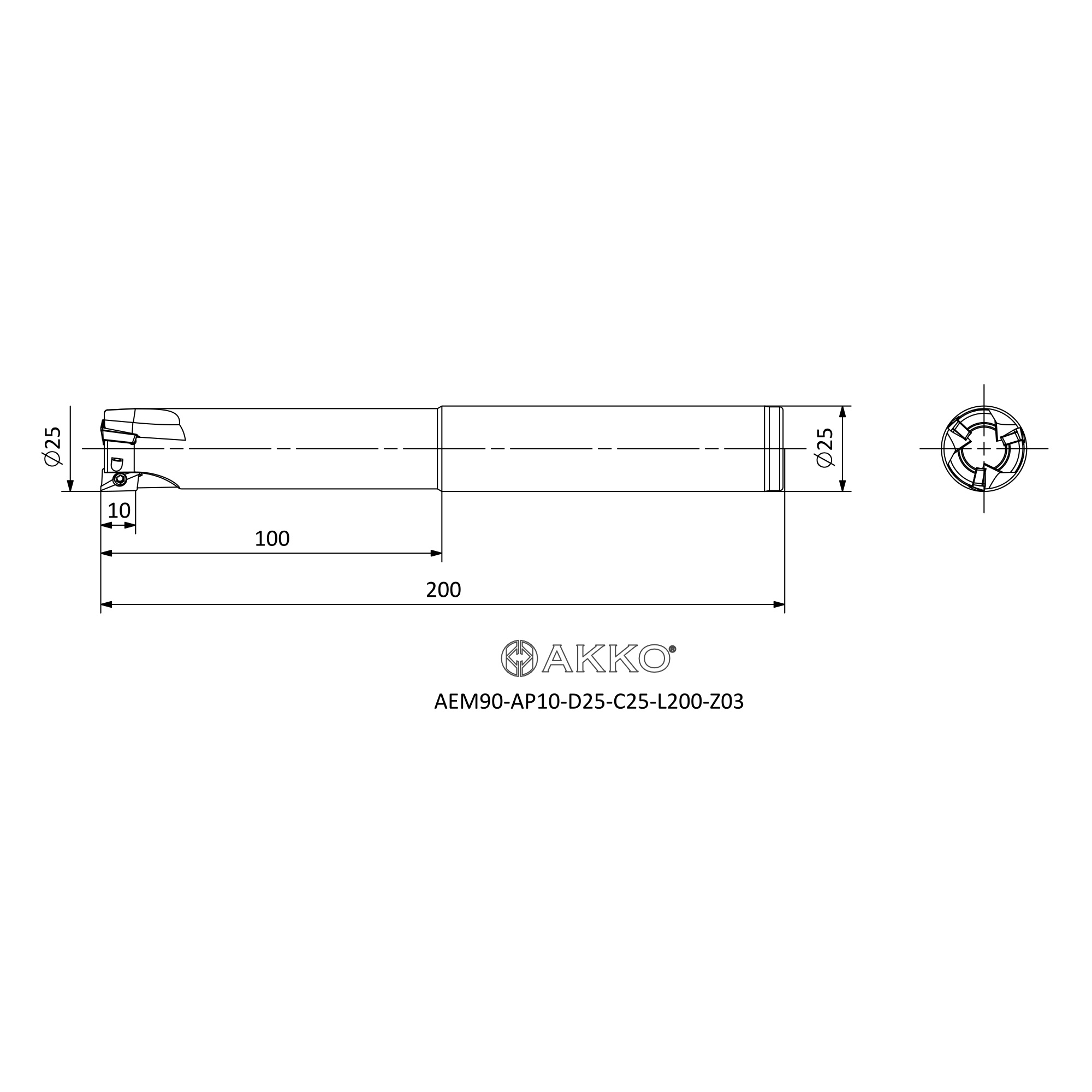 AKKO AEM90-AP10-D25-C25-L200-Z03 — фото 3