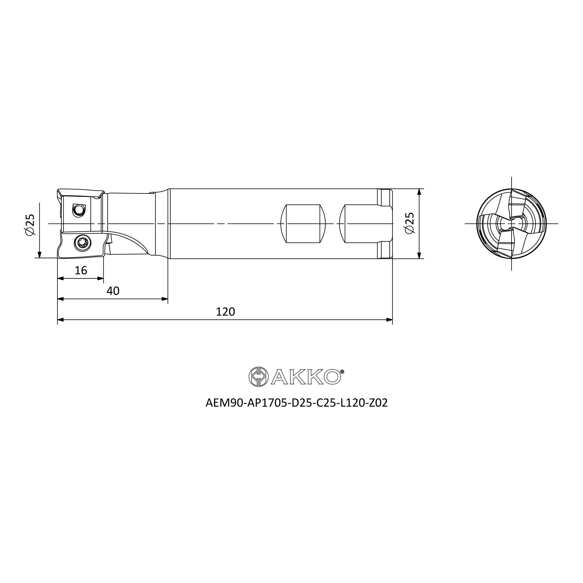 AKKO AEM90-AP1705-D25-C25-L120-Z02 — фото 3