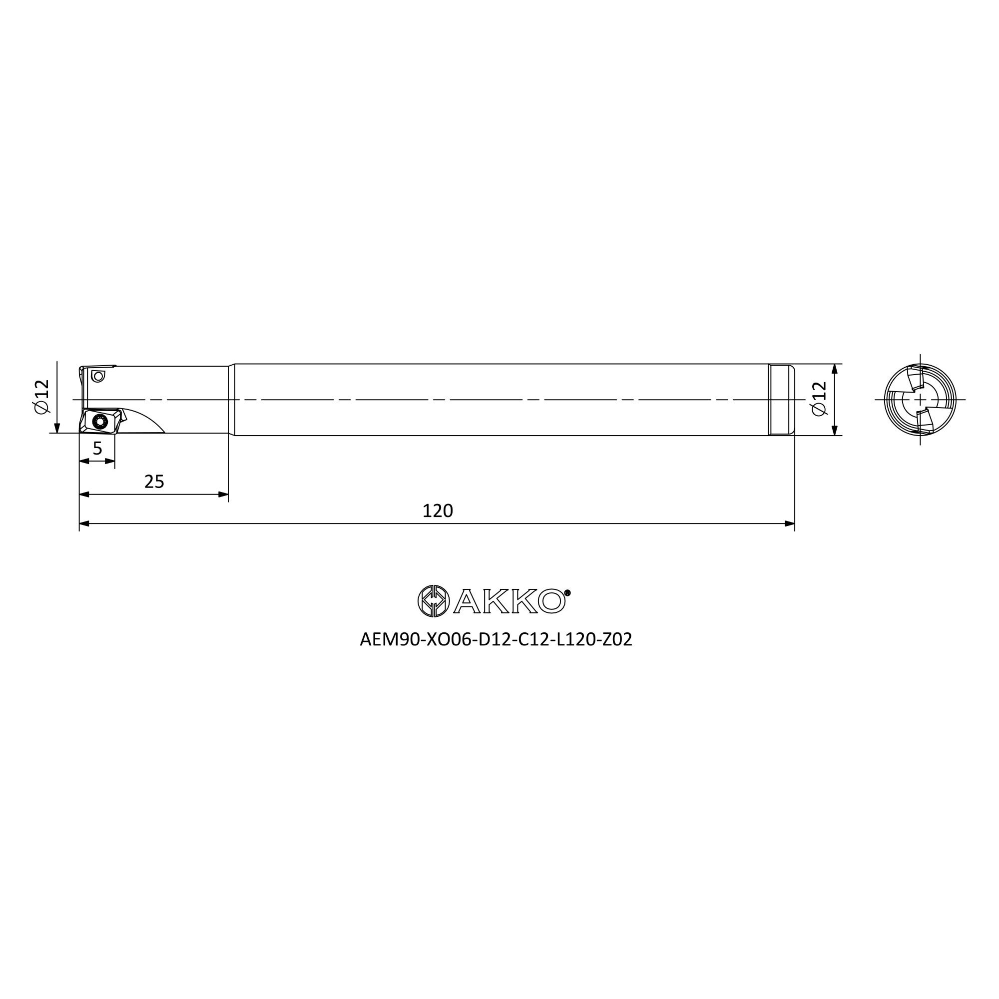 AKKO AEM90-XO06-D12-C12-L120-Z02 — фото 3