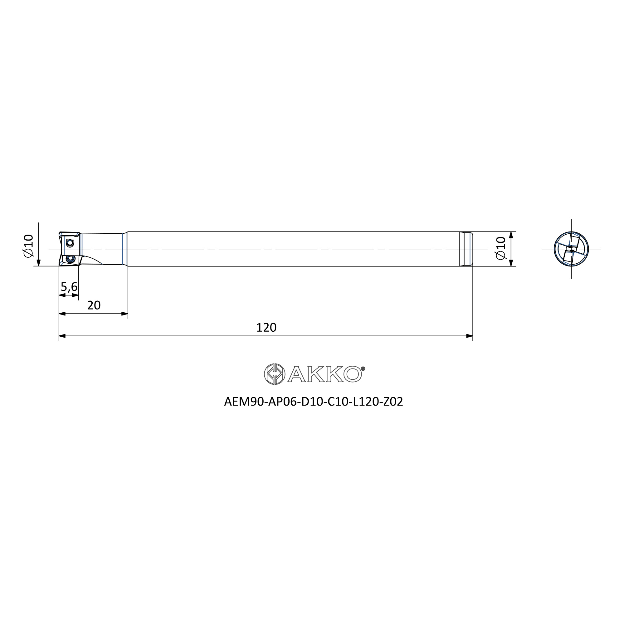 AKKO AEM90-AP06-D10-C10-L120-Z02 — фото 3