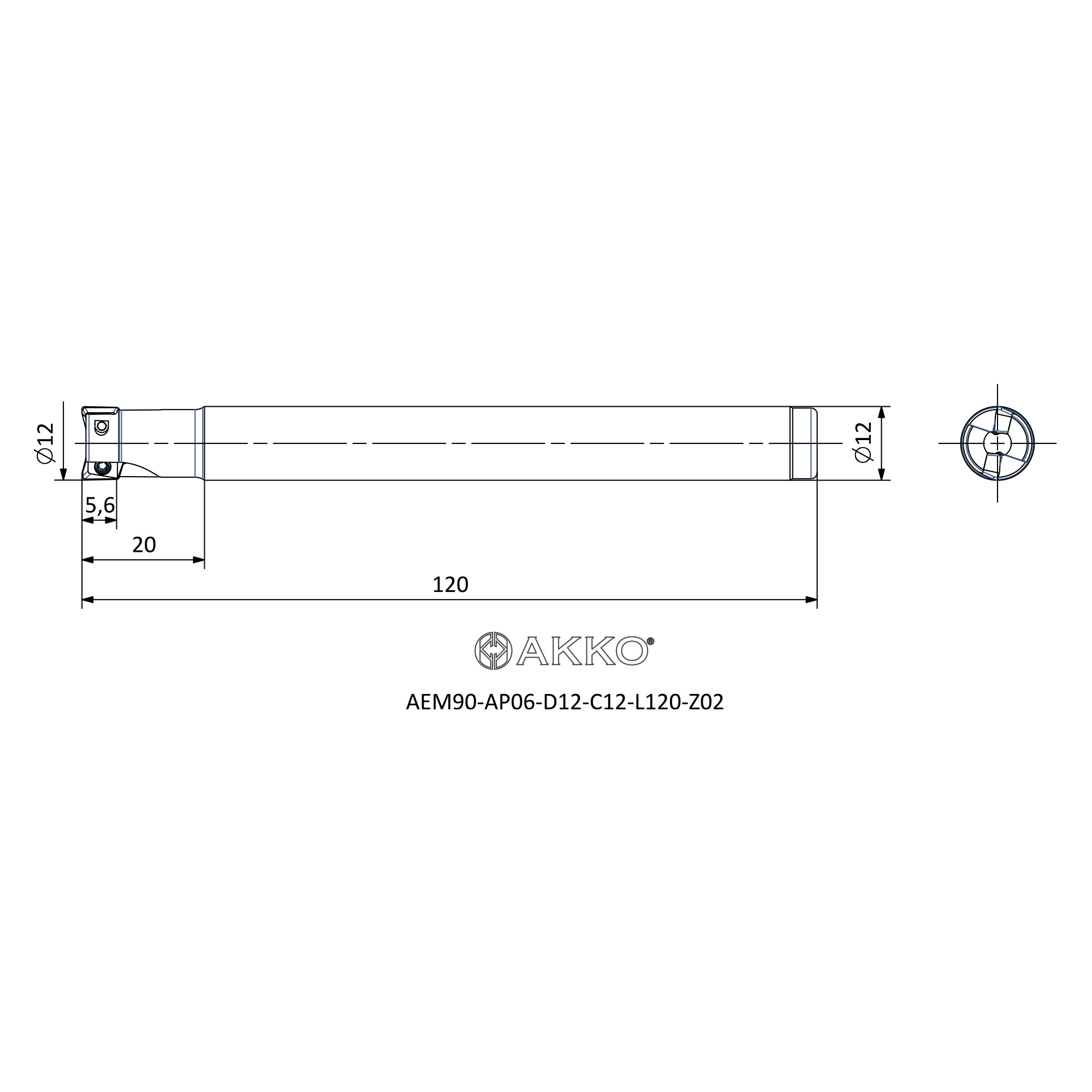 AKKO AEM90-AP06-D12-C12-L120-Z02 — фото 3
