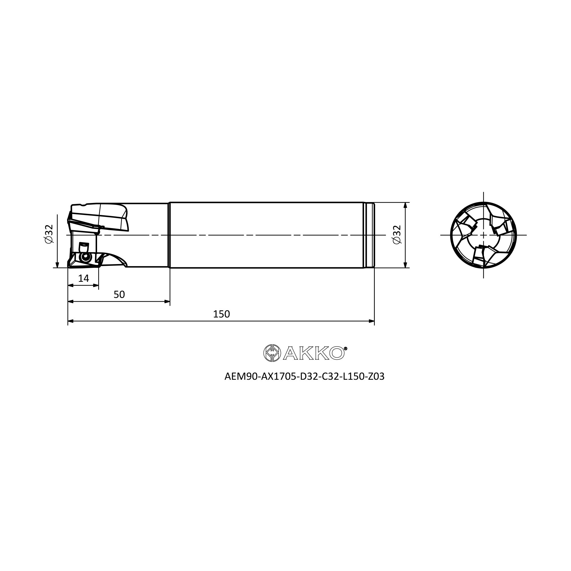 AKKO AEM90-AX1705-D32-C32-L150-Z03 — фото 3