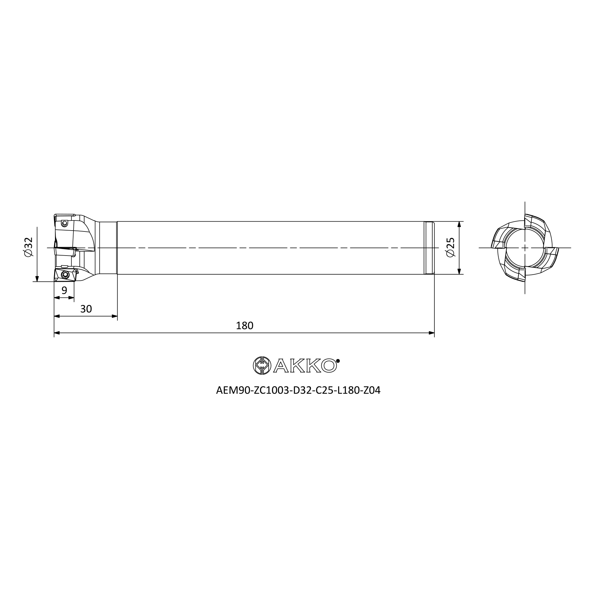 AKKO AEM90-ZC1003-D32-C25-L180-Z04 — фото 3