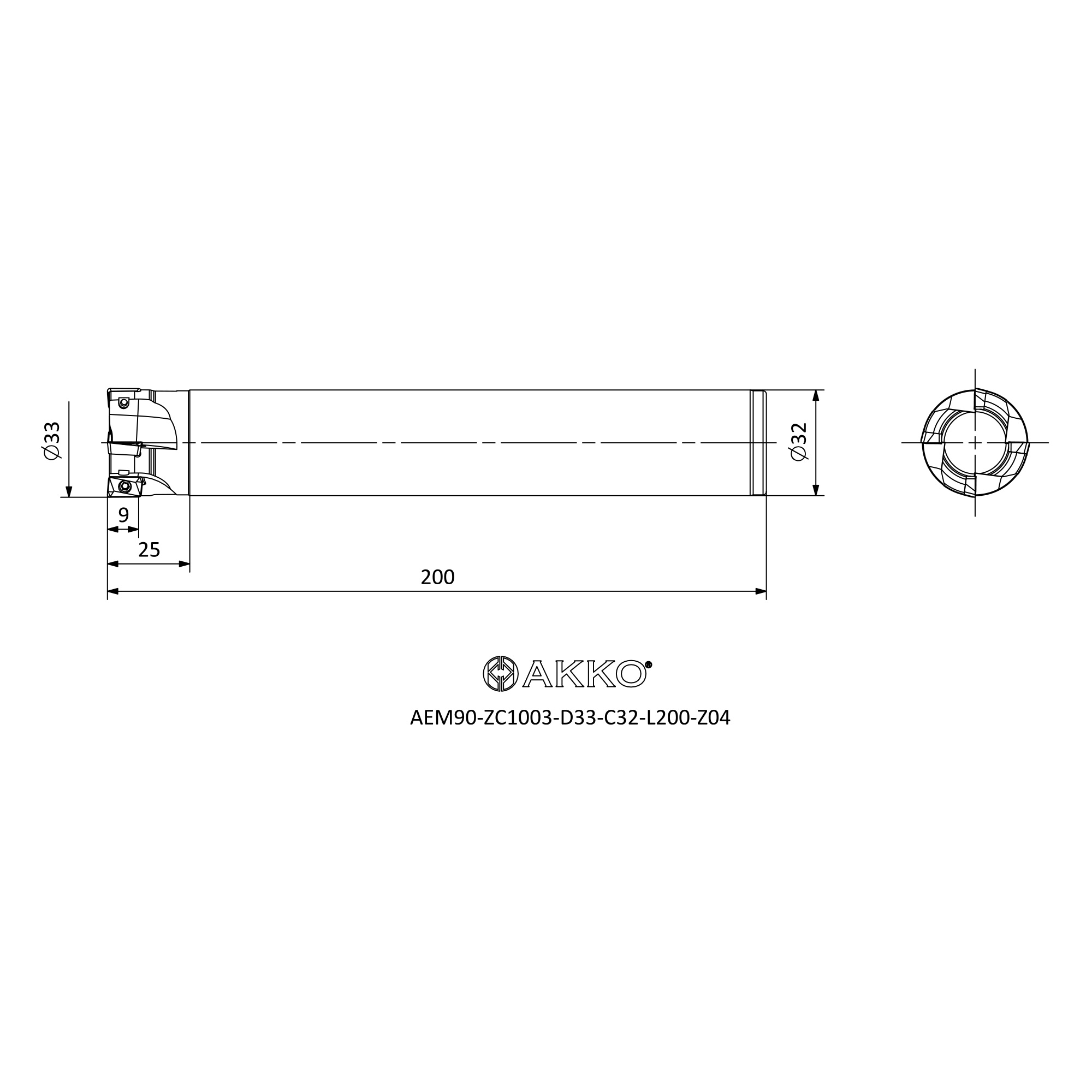 AKKO AEM90-ZC1003-D33-C32-L200-Z04 — фото 3