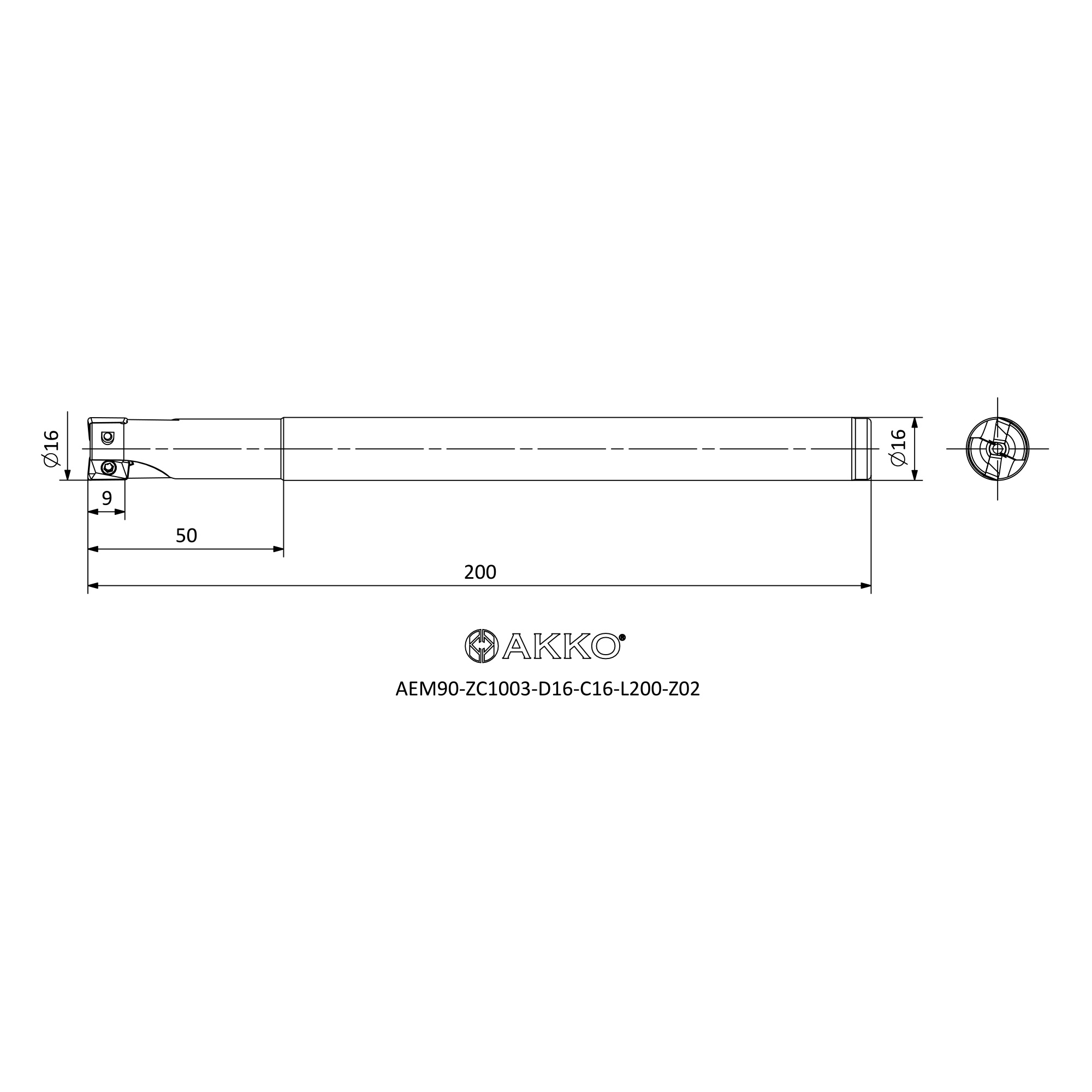 AKKO AEM90-ZC1003-D16-C16-L200-Z02 — фото 3