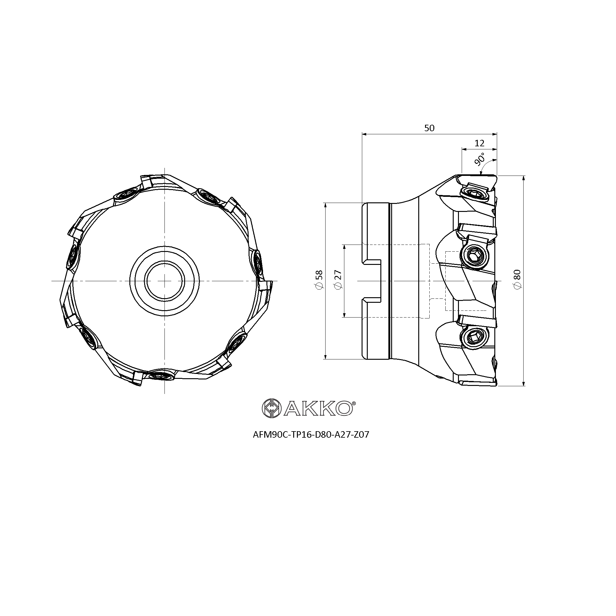 AKKO AFM90C-TP16-D080-A27-Z07 — фото 3