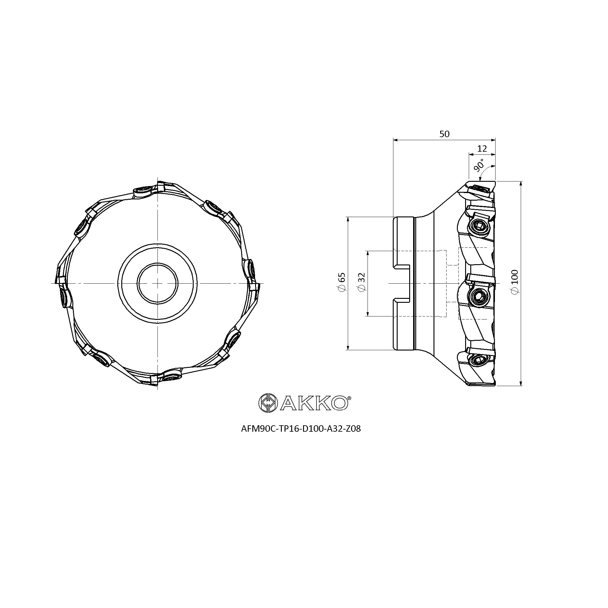 AKKO AFM90C-TP16-D100-A32-Z08 — фото 3