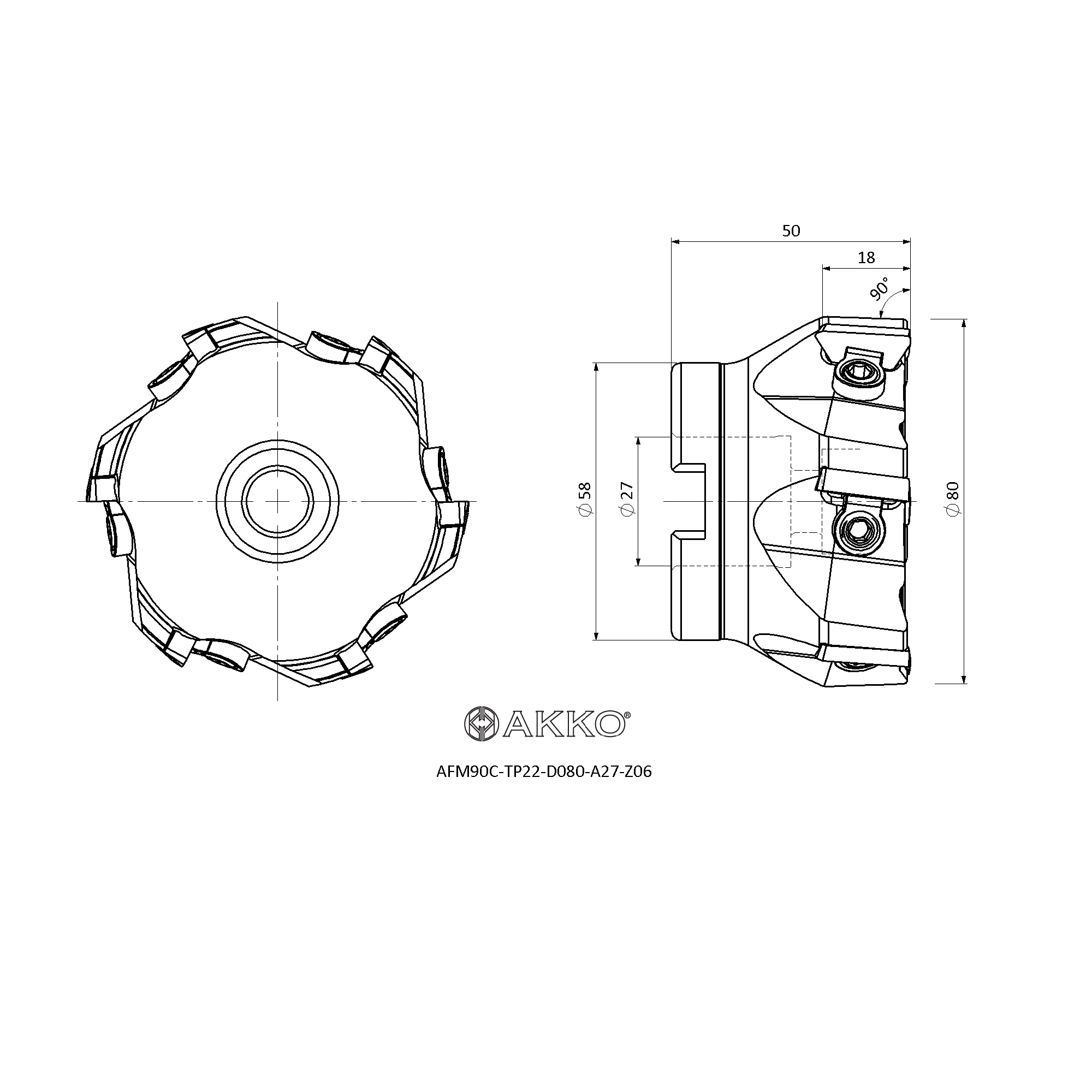 AKKO AFM90C-TP22-D080-A27-Z06 — фото 3
