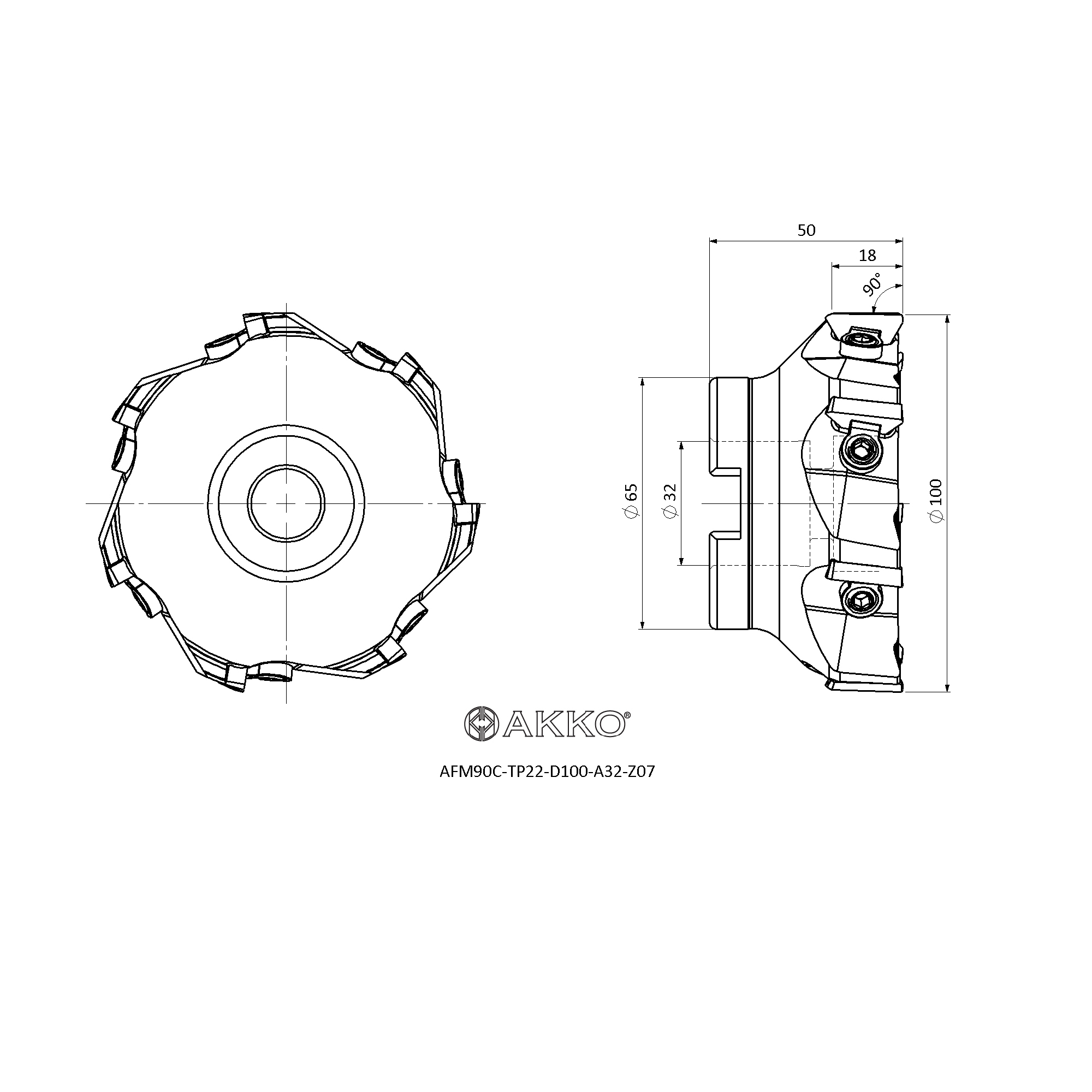 AKKO AFM90C-TP22-D100-A32-Z07 — фото 3